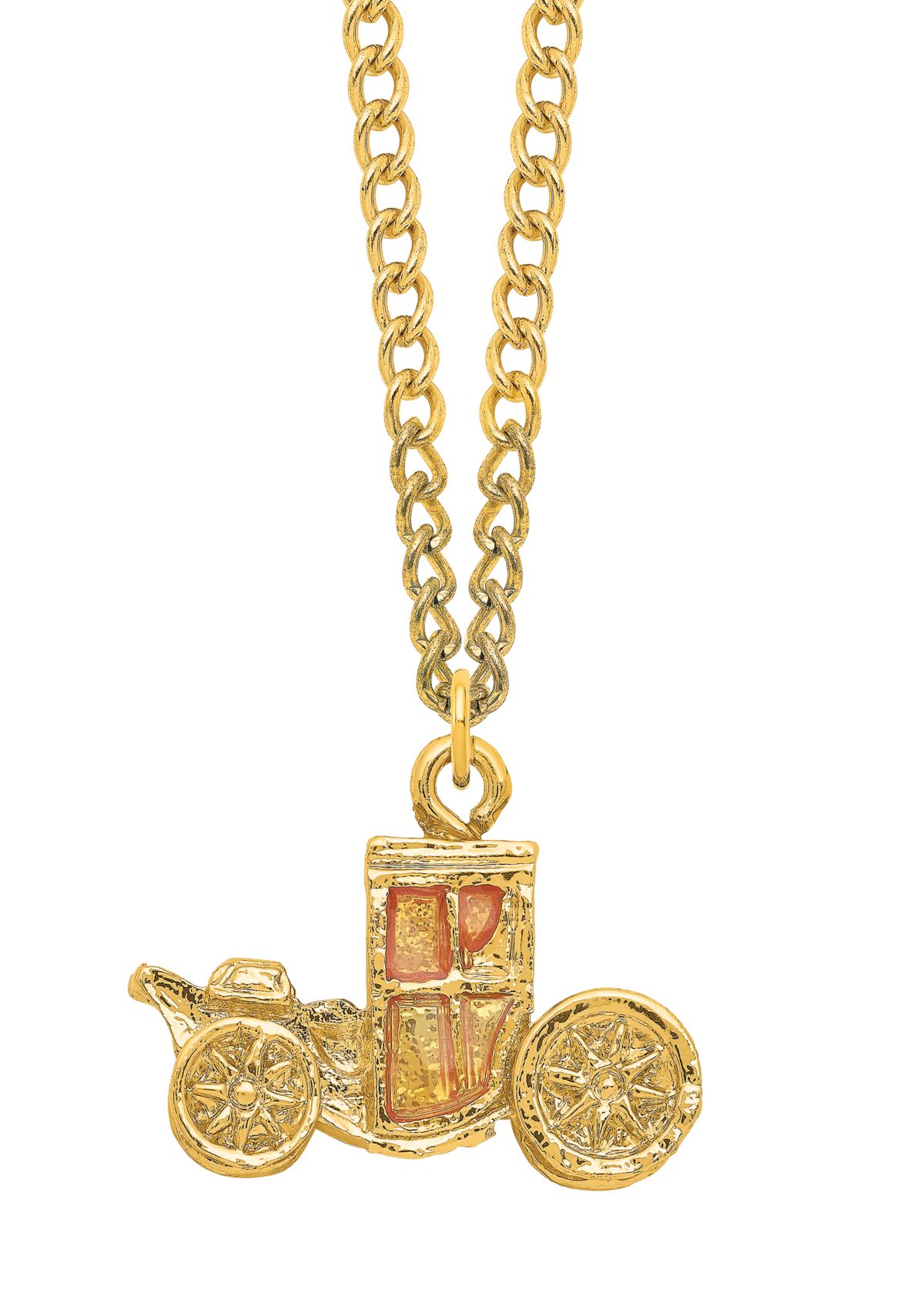 Bejeweled Imperial Golden Carriage Trinket Box