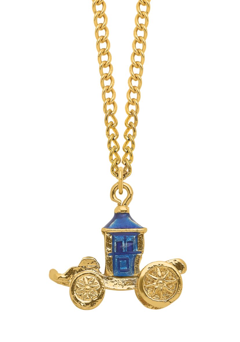 Bejeweled Royal Blue Carriage Trinket Box