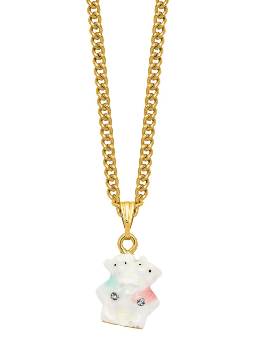 Bejeweled Teddy and Tootsie Bears Trinket Box
