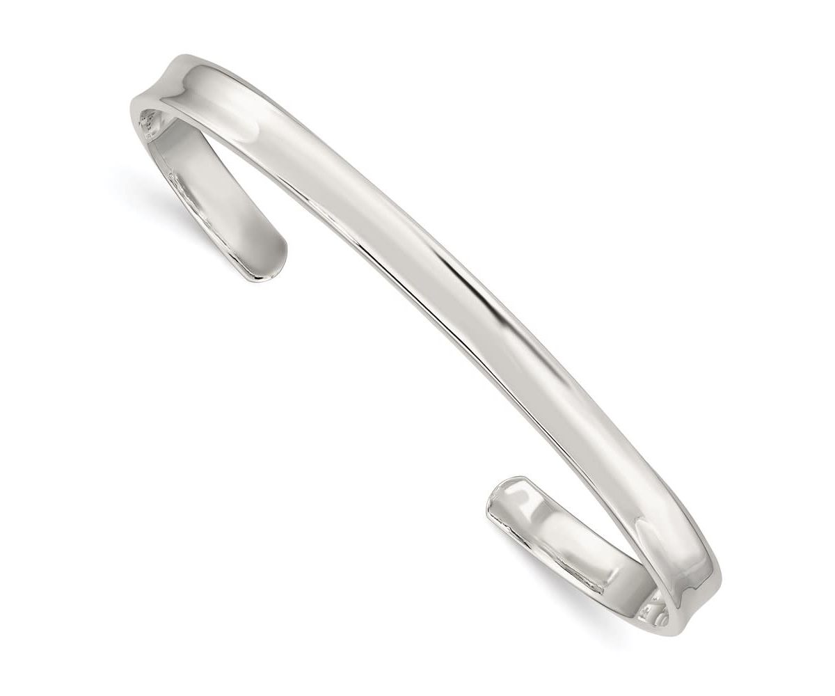 Sterling Silver 5mm Cuff Bangle