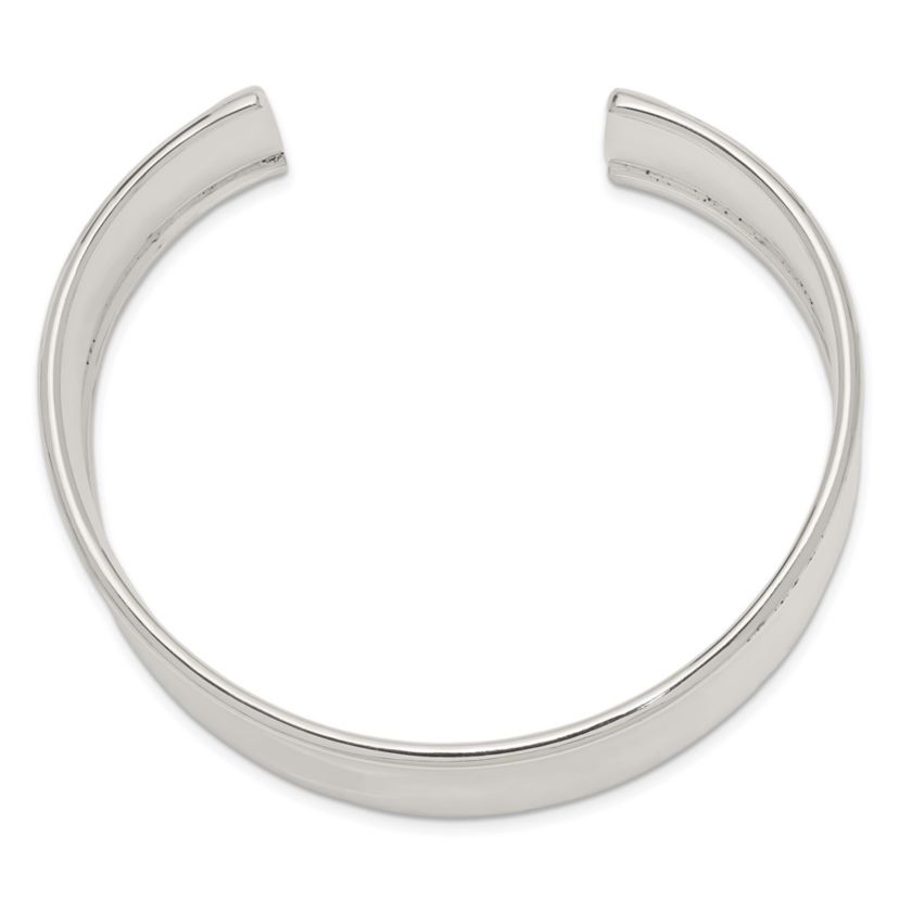 Sterling Silver 20mm Cuff Bangle Bracelet