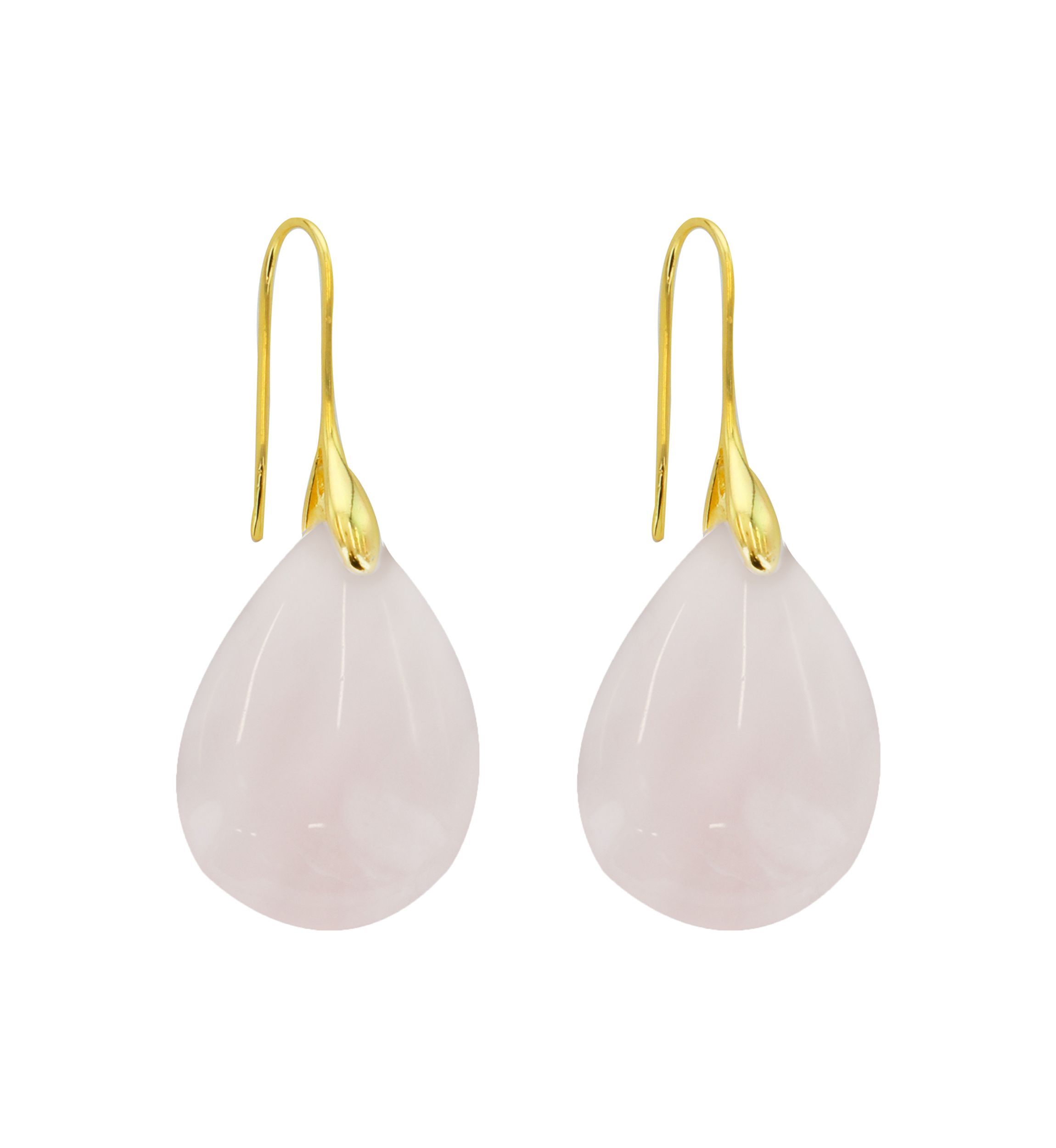Stone Teardrop Earrings