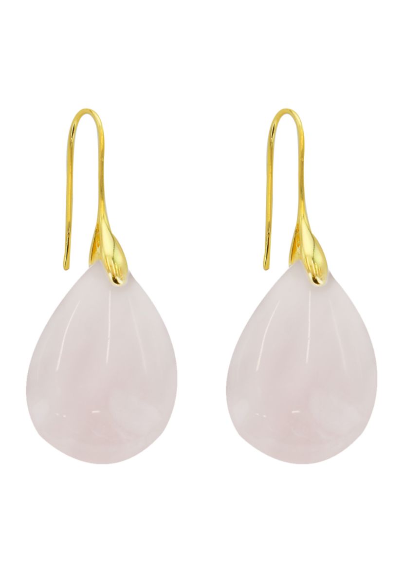 Stone Teardrop Earrings