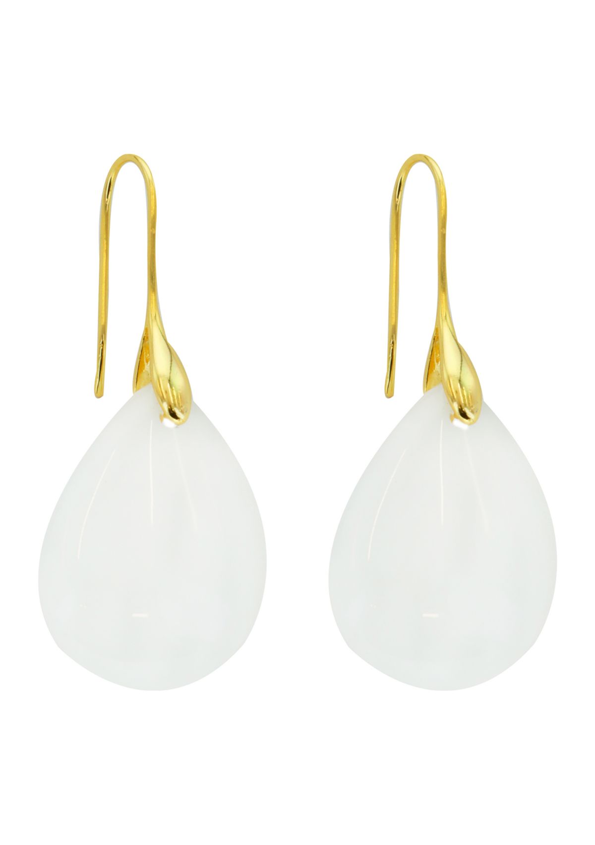 Stone Teardrop Earrings