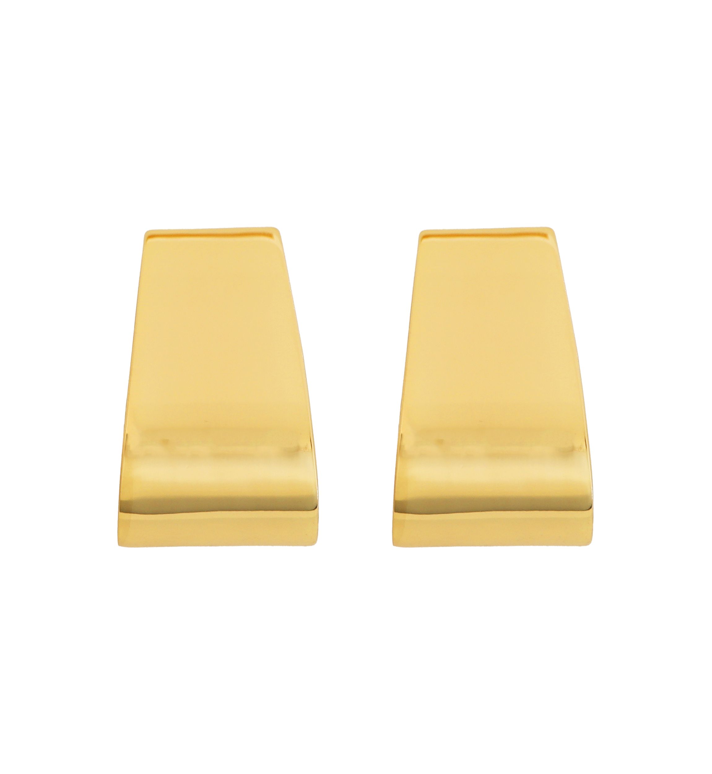 Smooth J Hoop Earrings