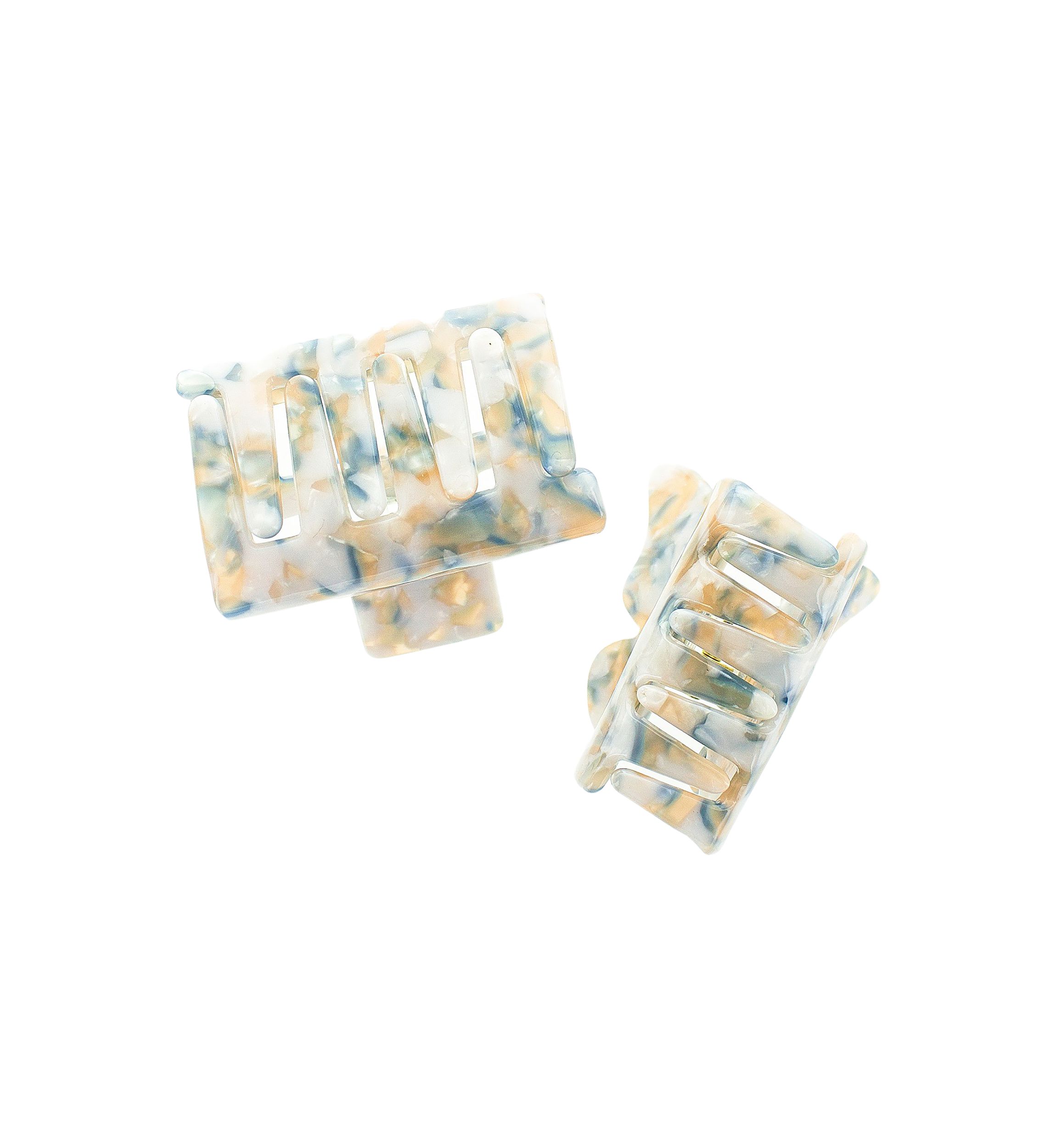 Blue Multi Butterfly Claw Clip Set 