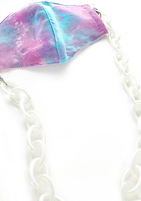 White Link Mask Chain 