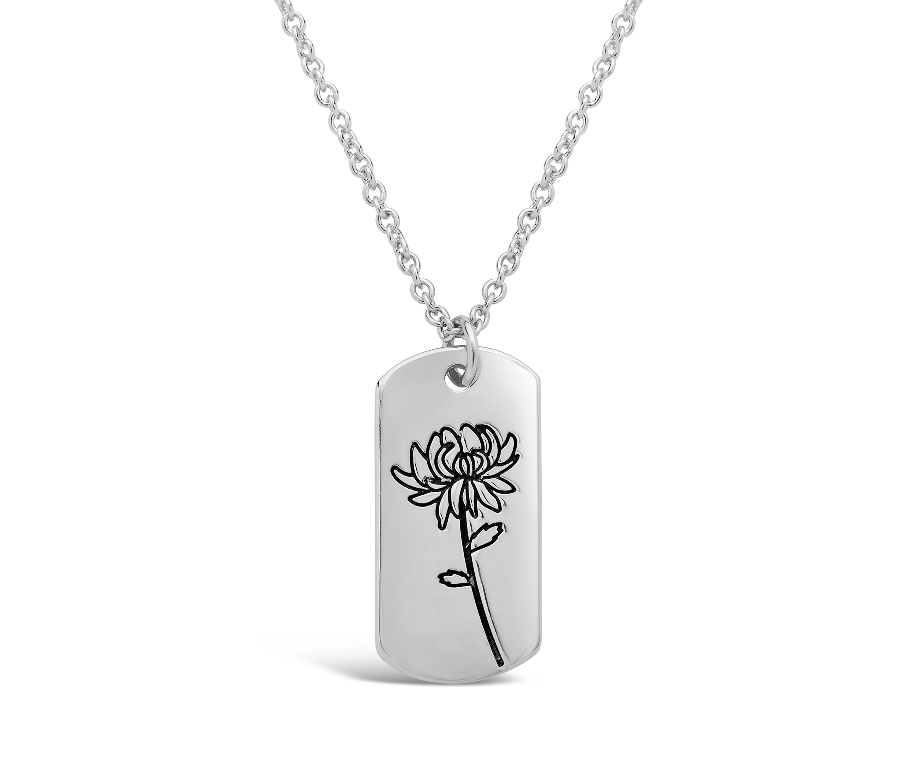 Birth Flower Necklace-[November/Chrysanthemum]