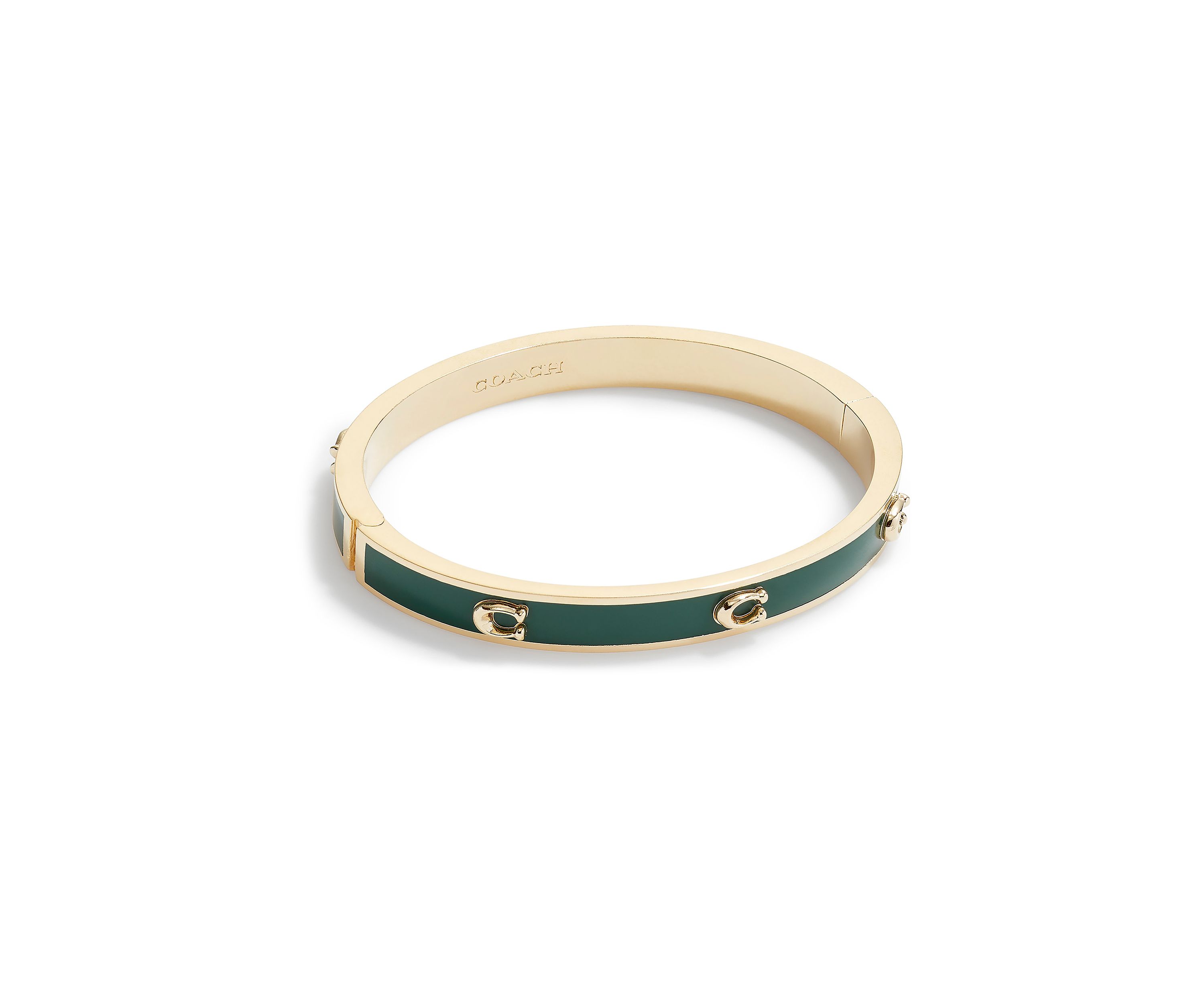 Signature Hinged Bangle Bracelet