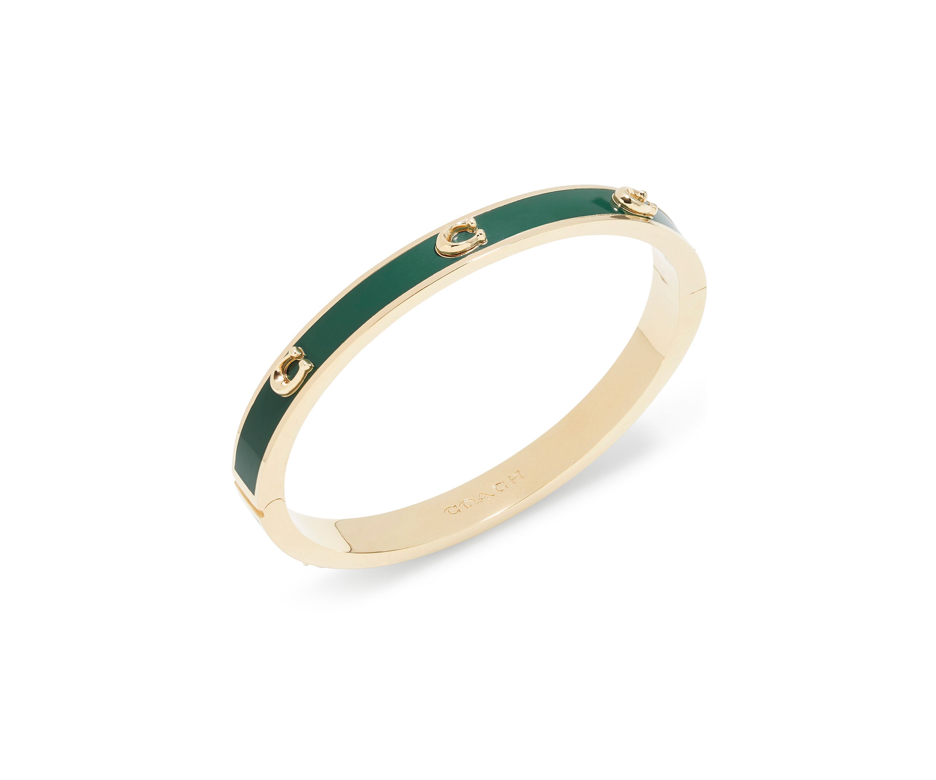 Signature Hinged Bangle Bracelet