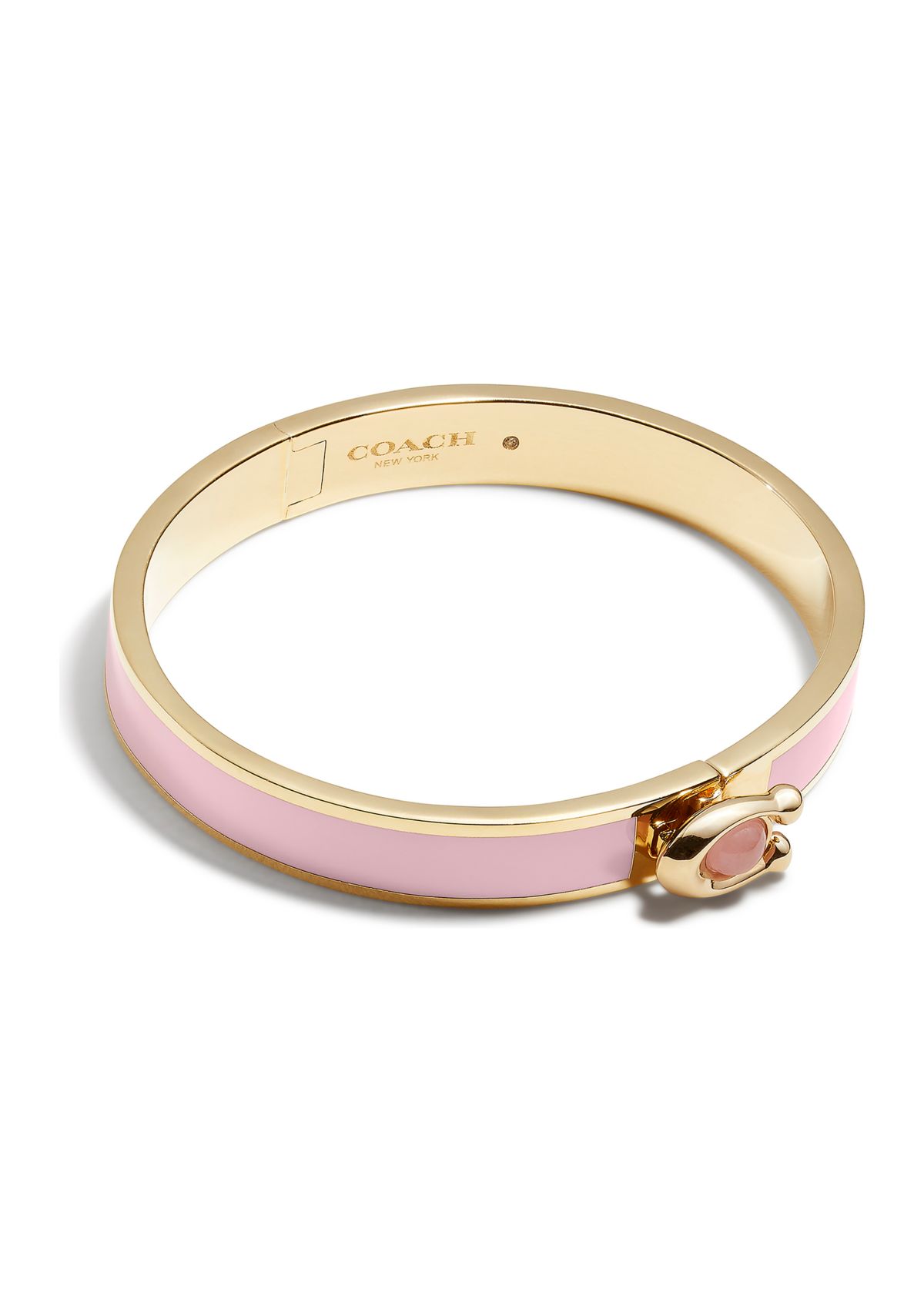 C Hinged Bangle Bracelet