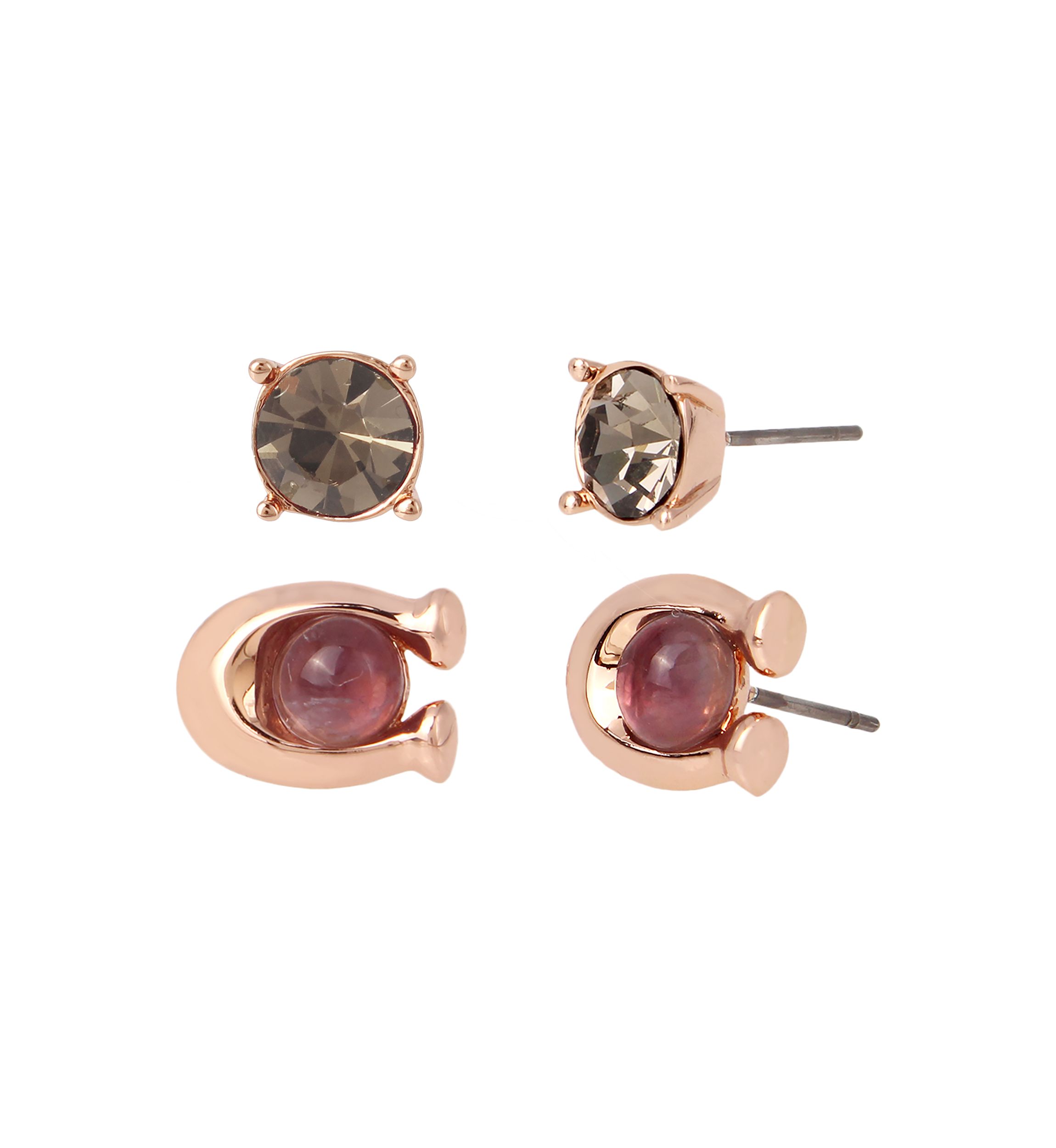 Signature C Stud Earrings Set
