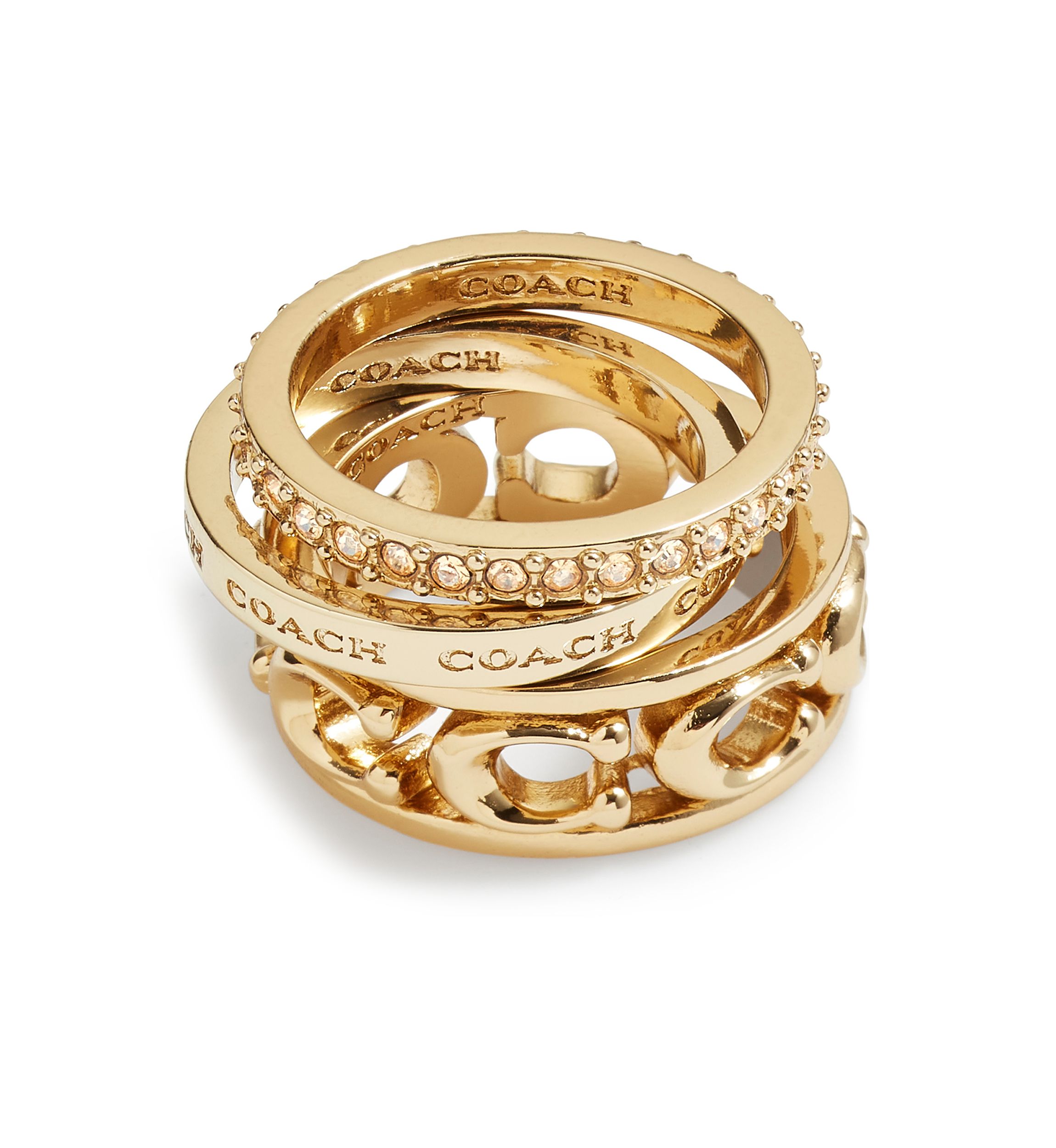 Signature Openwork Ring Set