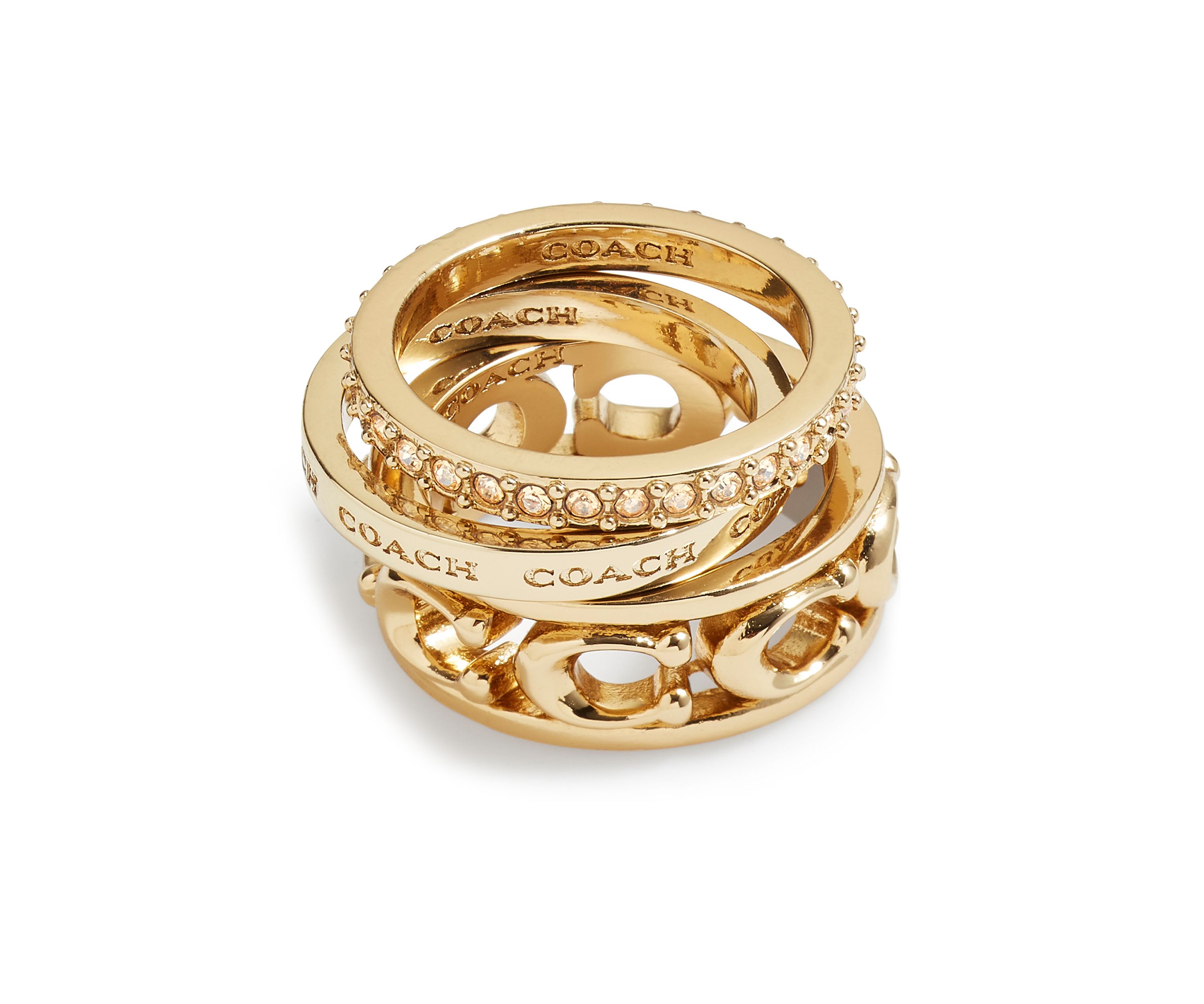 Signature Openwork Ring Set