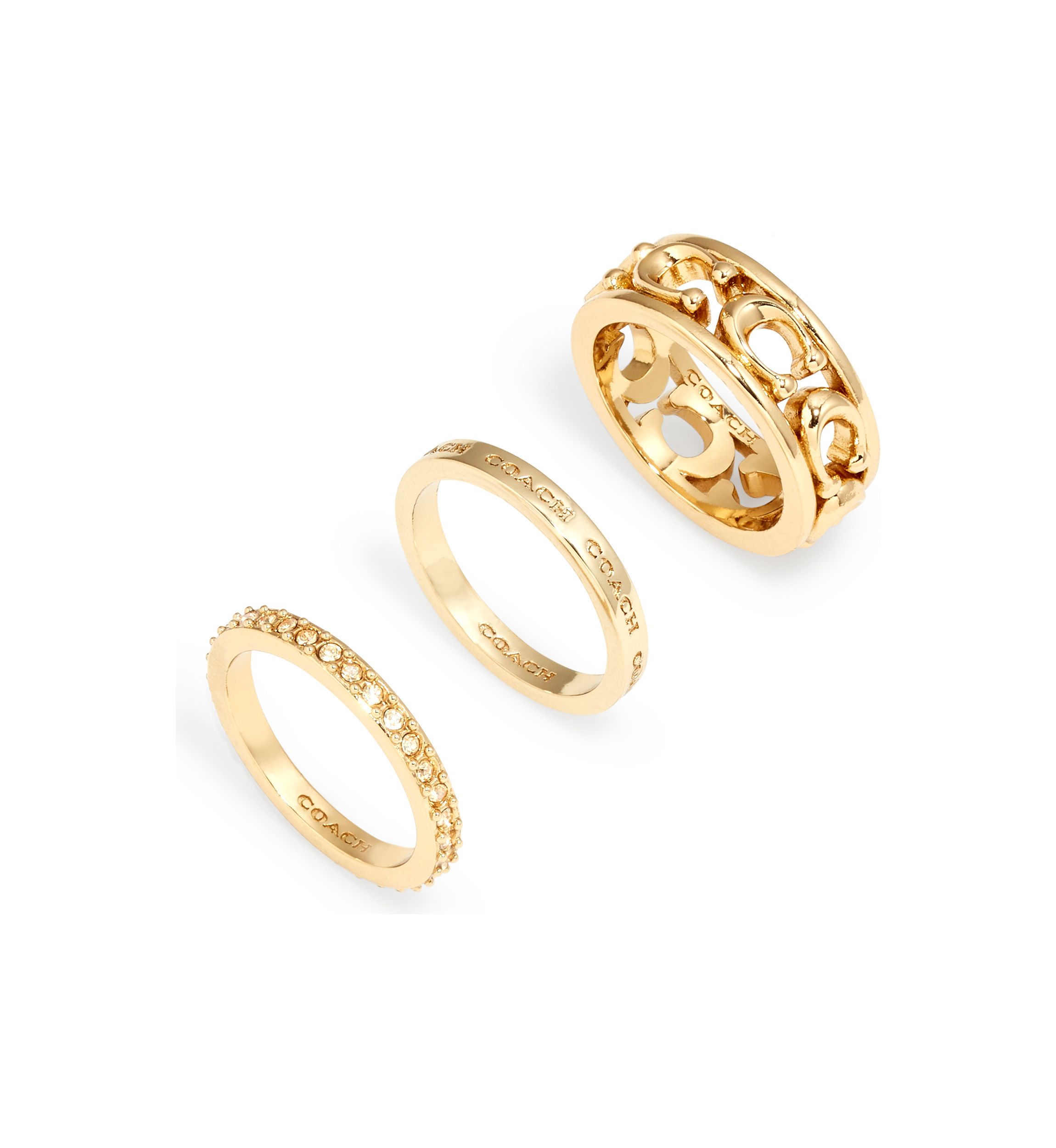 Signature Openwork Ring Set