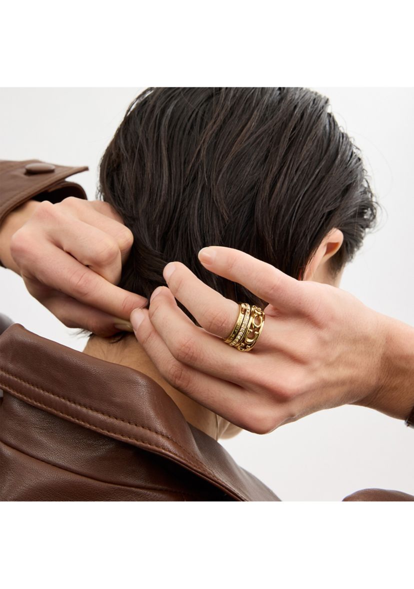 Signature Openwork Ring Set