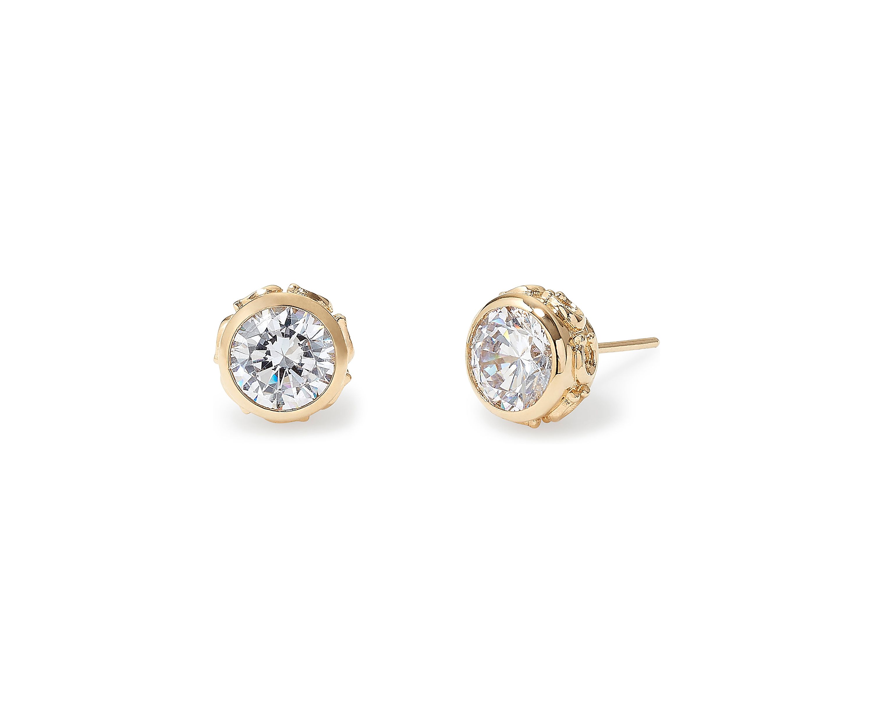Stone Stud Earrings