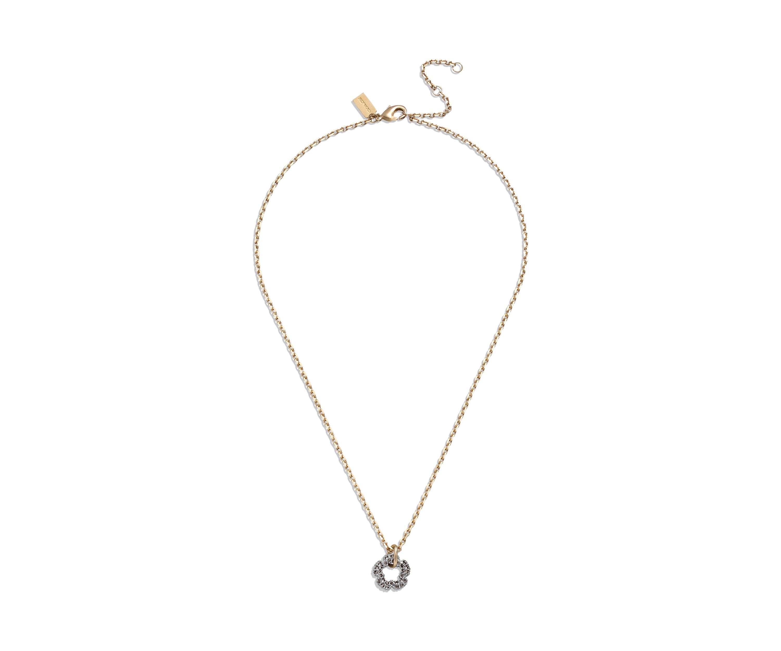 Signature Pavé Tea Rose Pendant Necklace