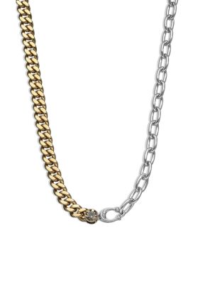 Coach Mixed Chain Link Necklace