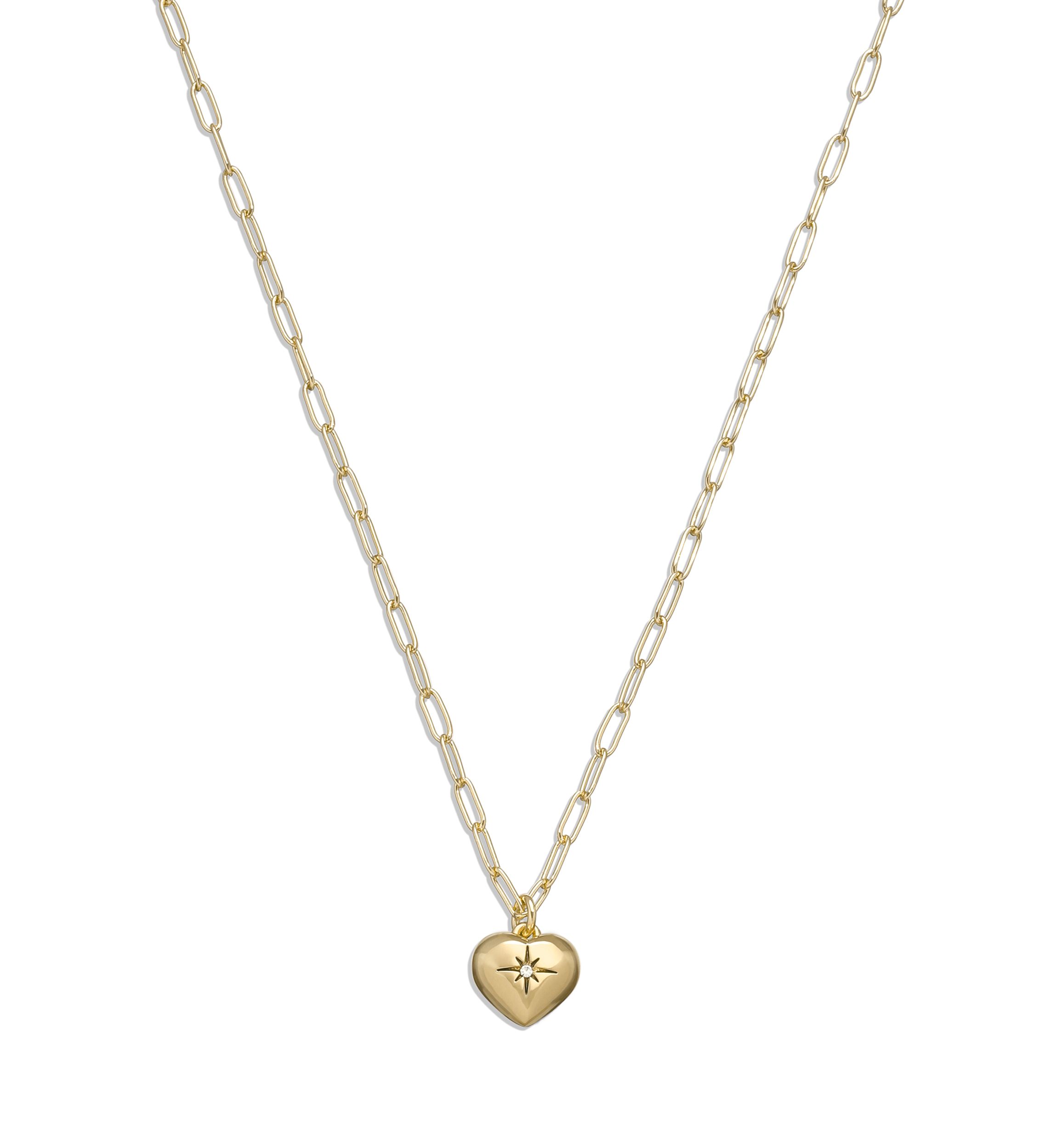 Iconic Charm Heart Short Pendant Necklace