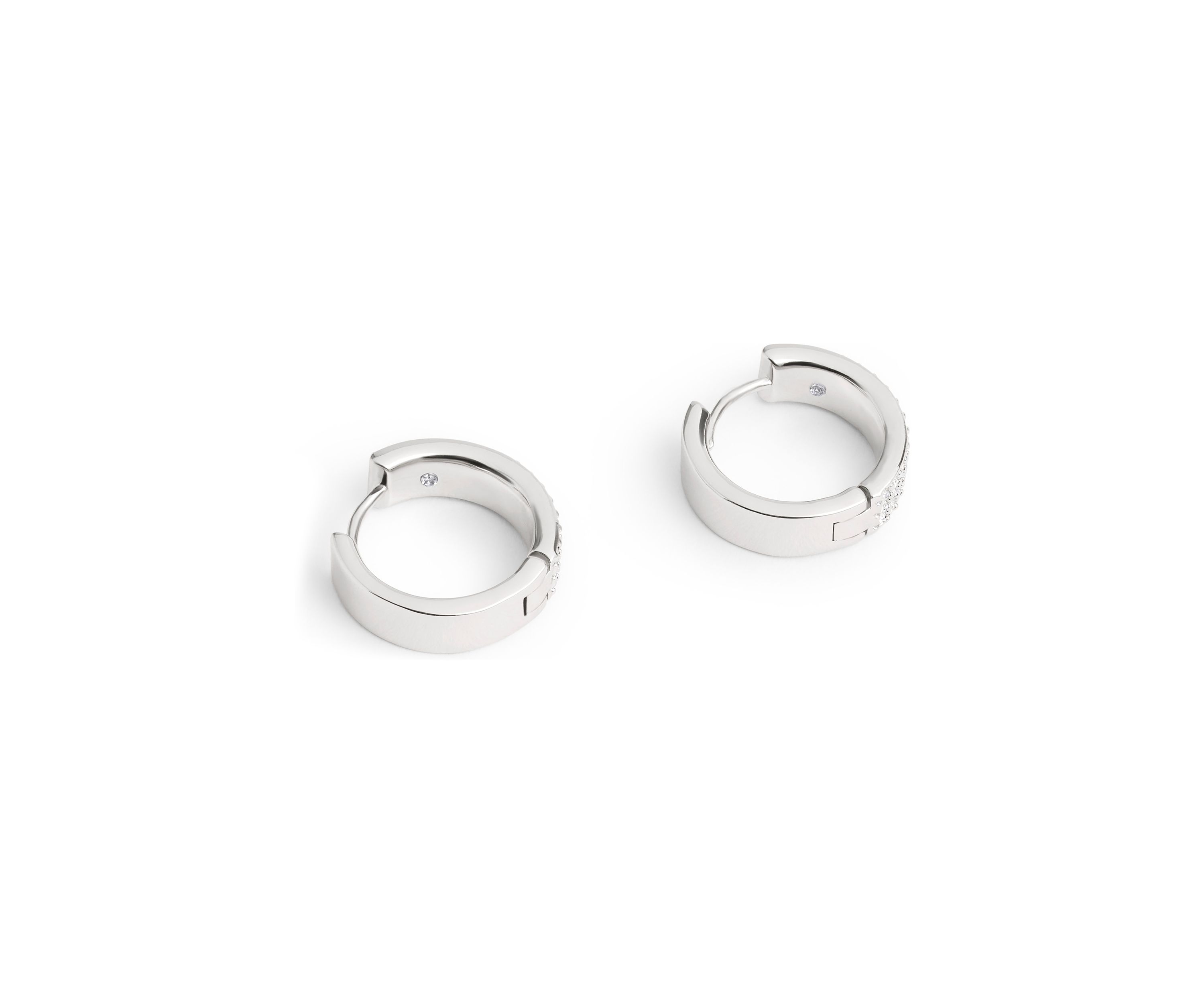 Pavé Huggie Earrings