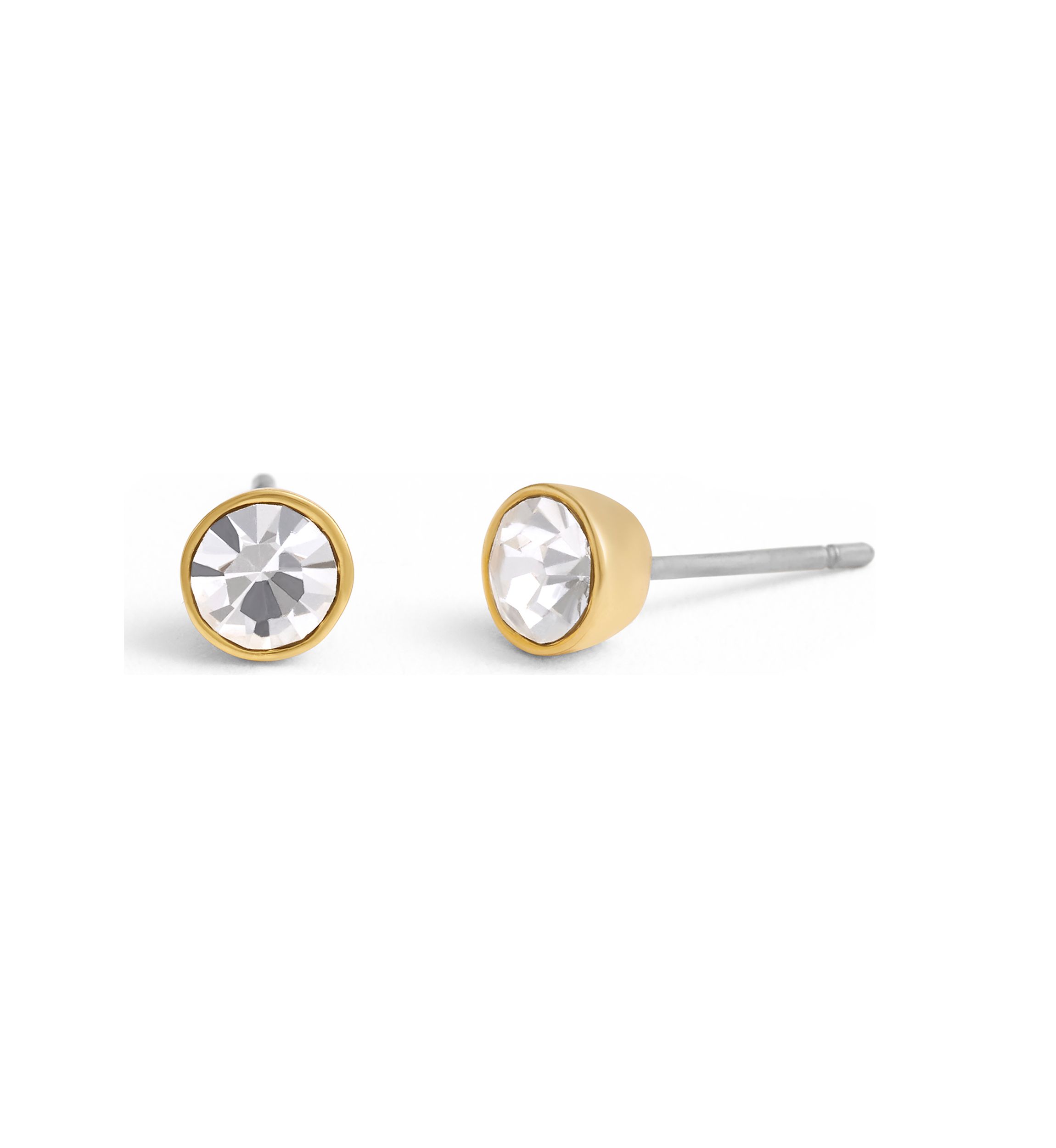 Convertible Halo Stone Stud Earrings