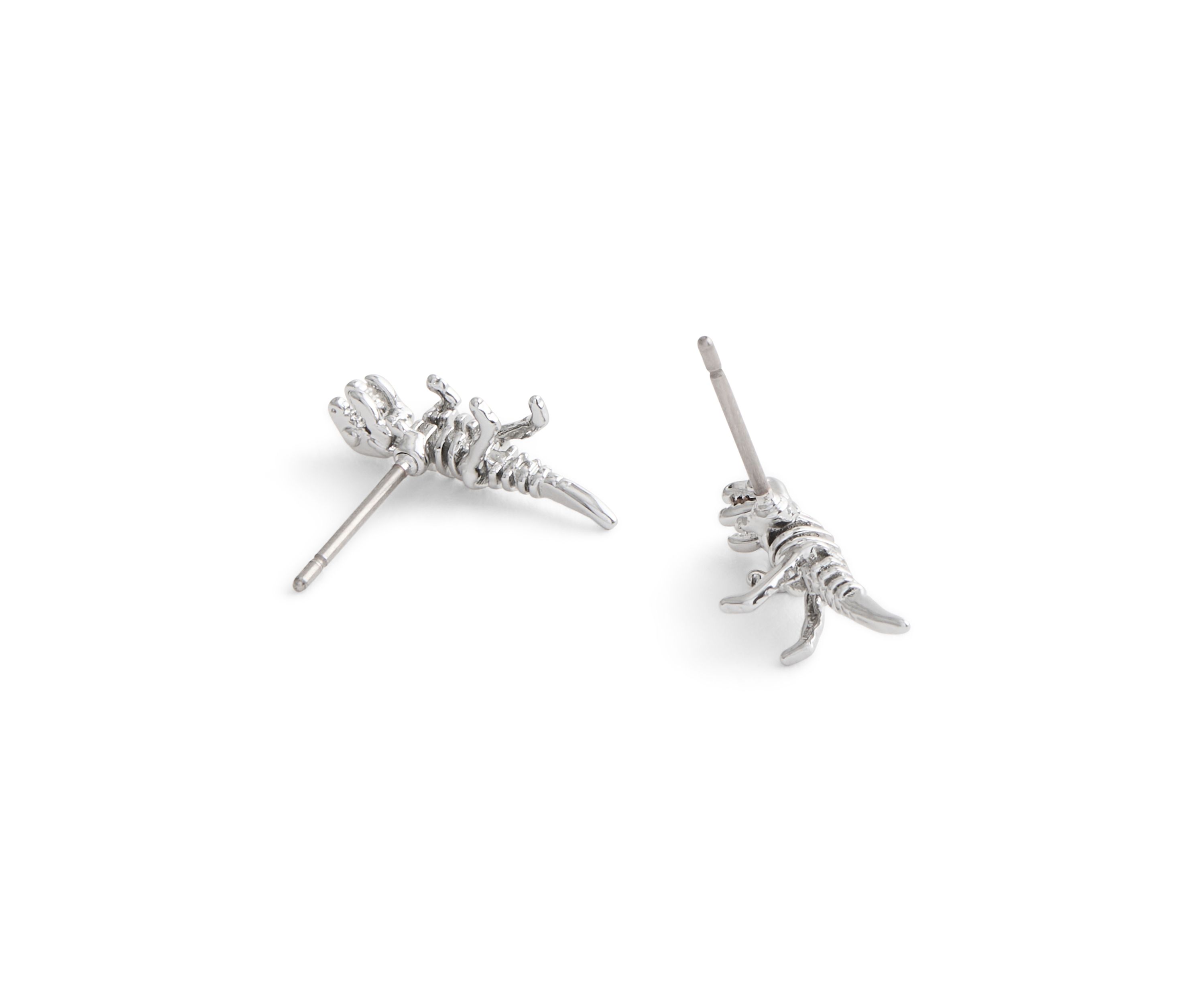 Signature Skeletal Rexy Stud Earrings