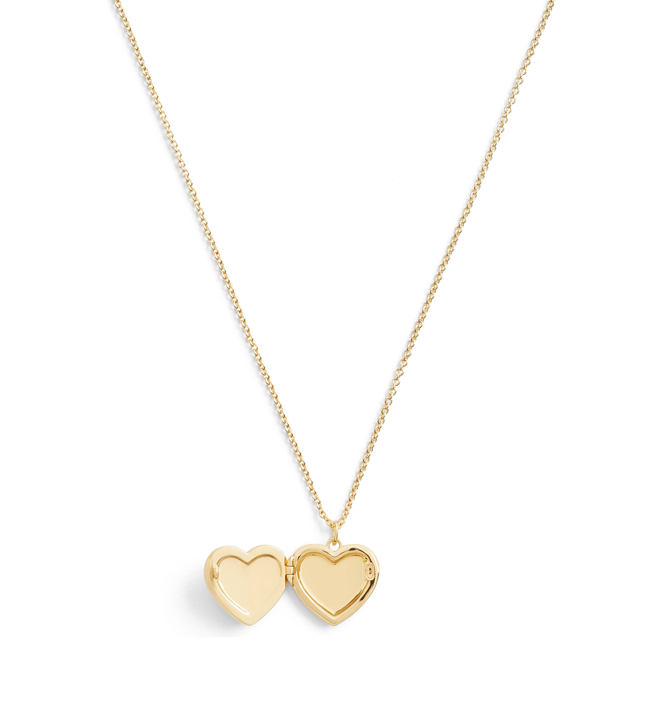 Signature Heart Locket Pendant Necklace