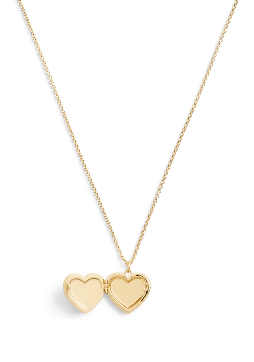 Signature Heart Locket Pendant Necklace