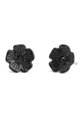 COACH Signature Tea Rose Stud Earrings -  5800820479054HEM005