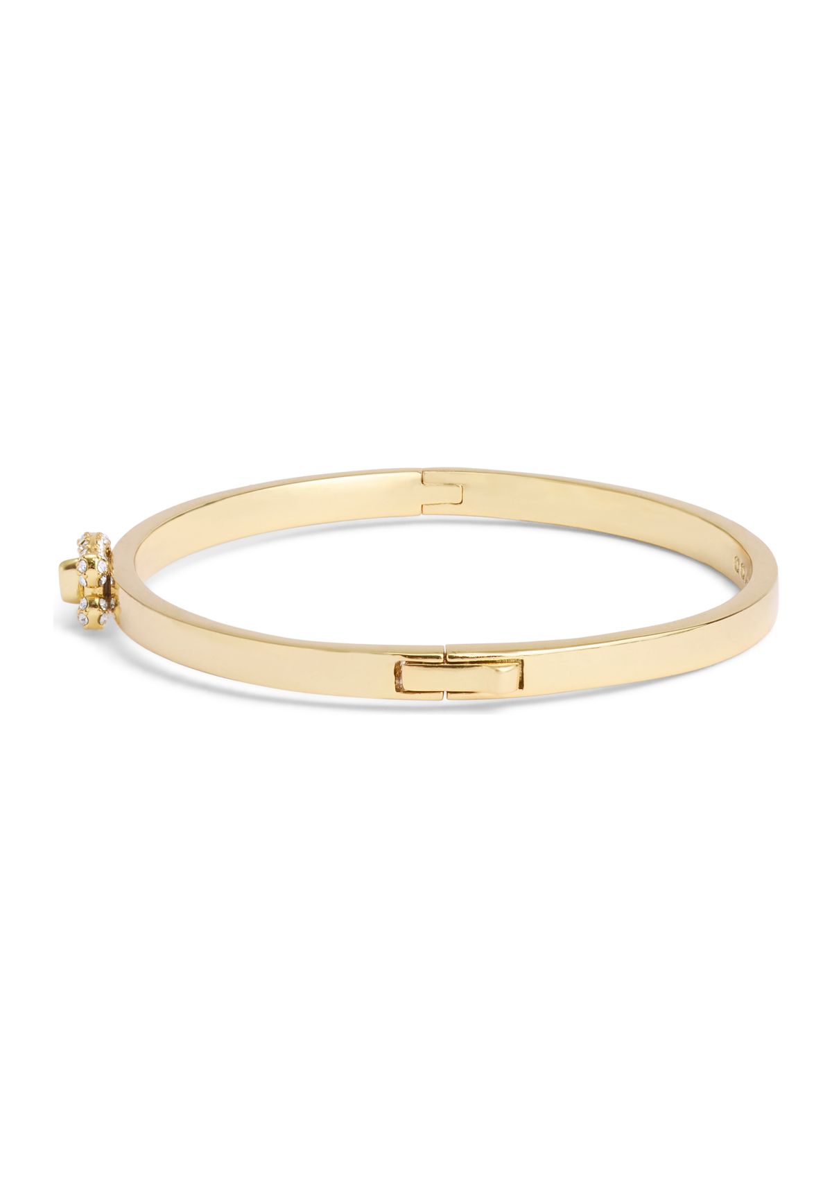 Signature C Pavé Turnlock Bangle Bracelet