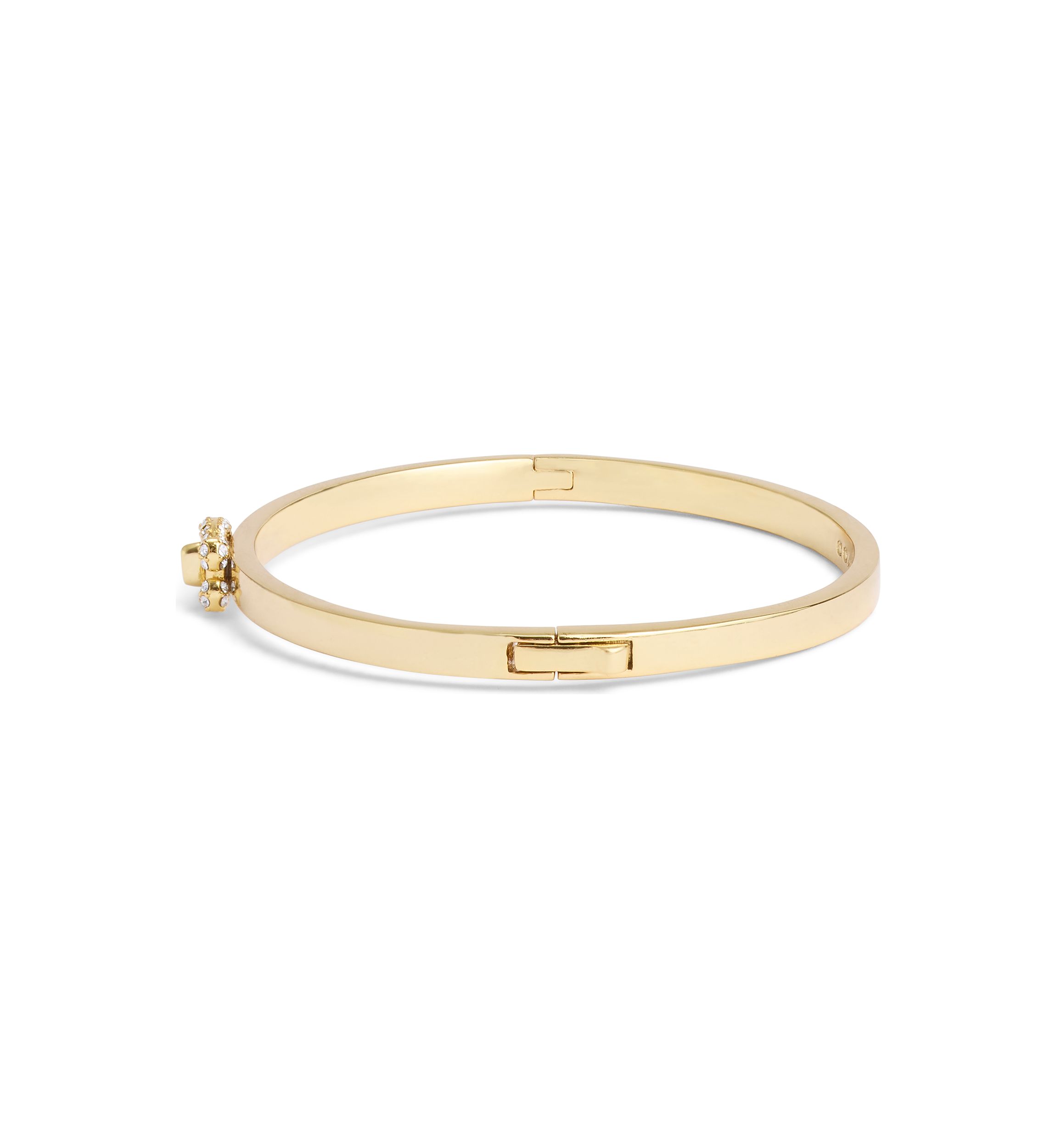 Signature C Pavé Turnlock Bangle Bracelet