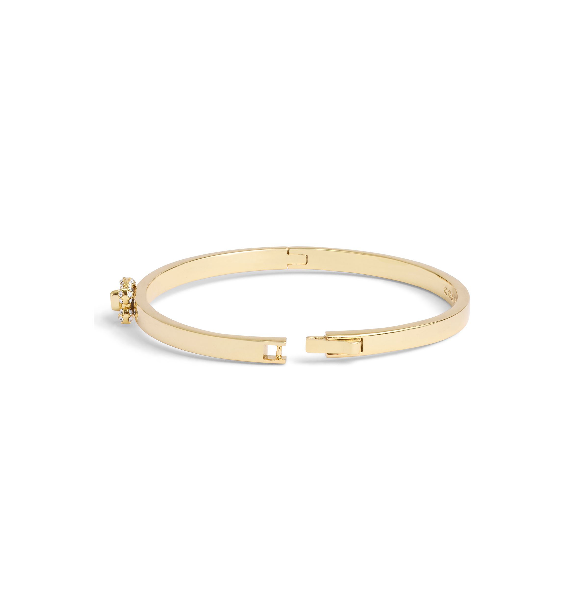 Signature C Pavé Turnlock Bangle Bracelet