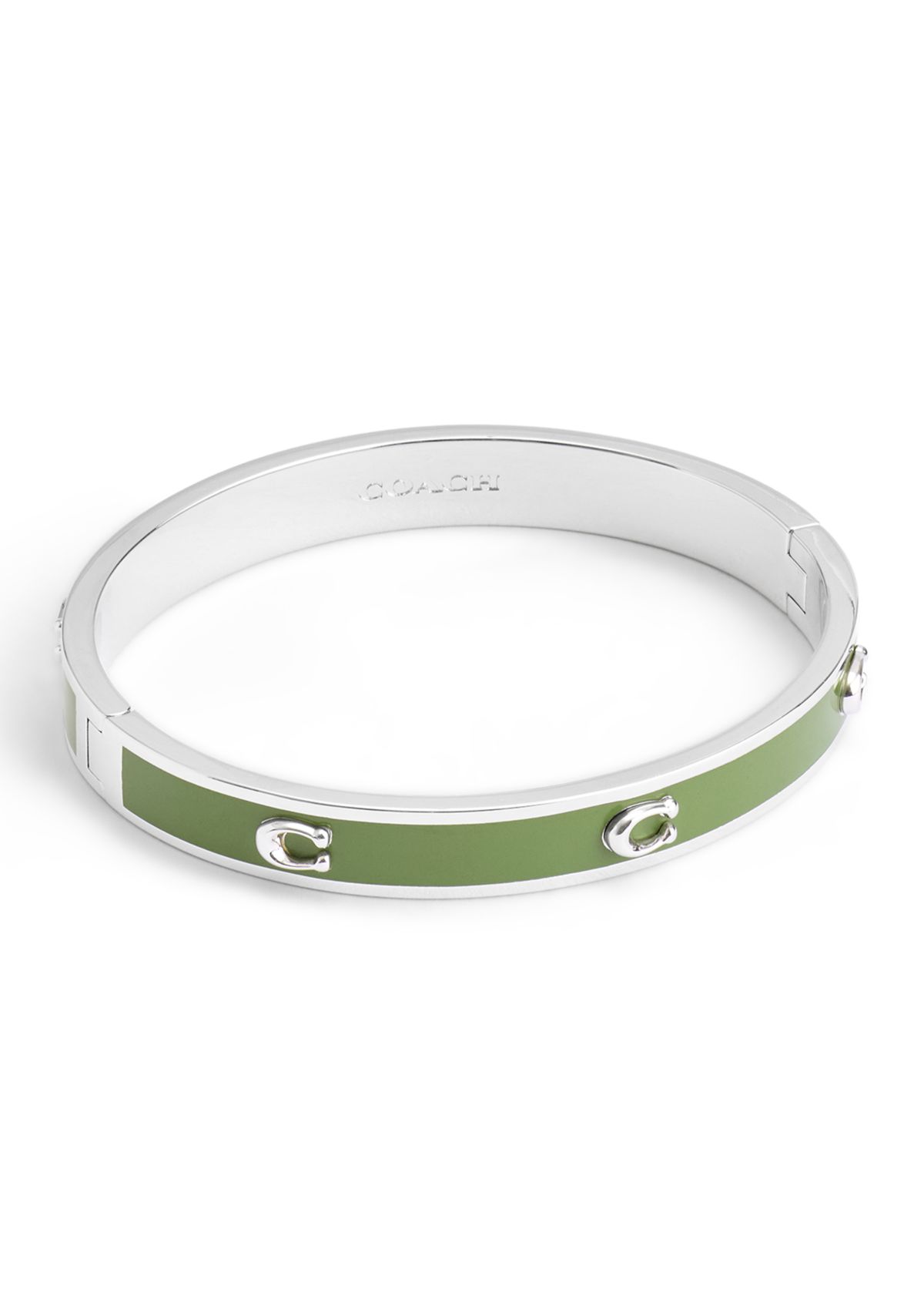 Signature C Enamel Bangle Bracelet
