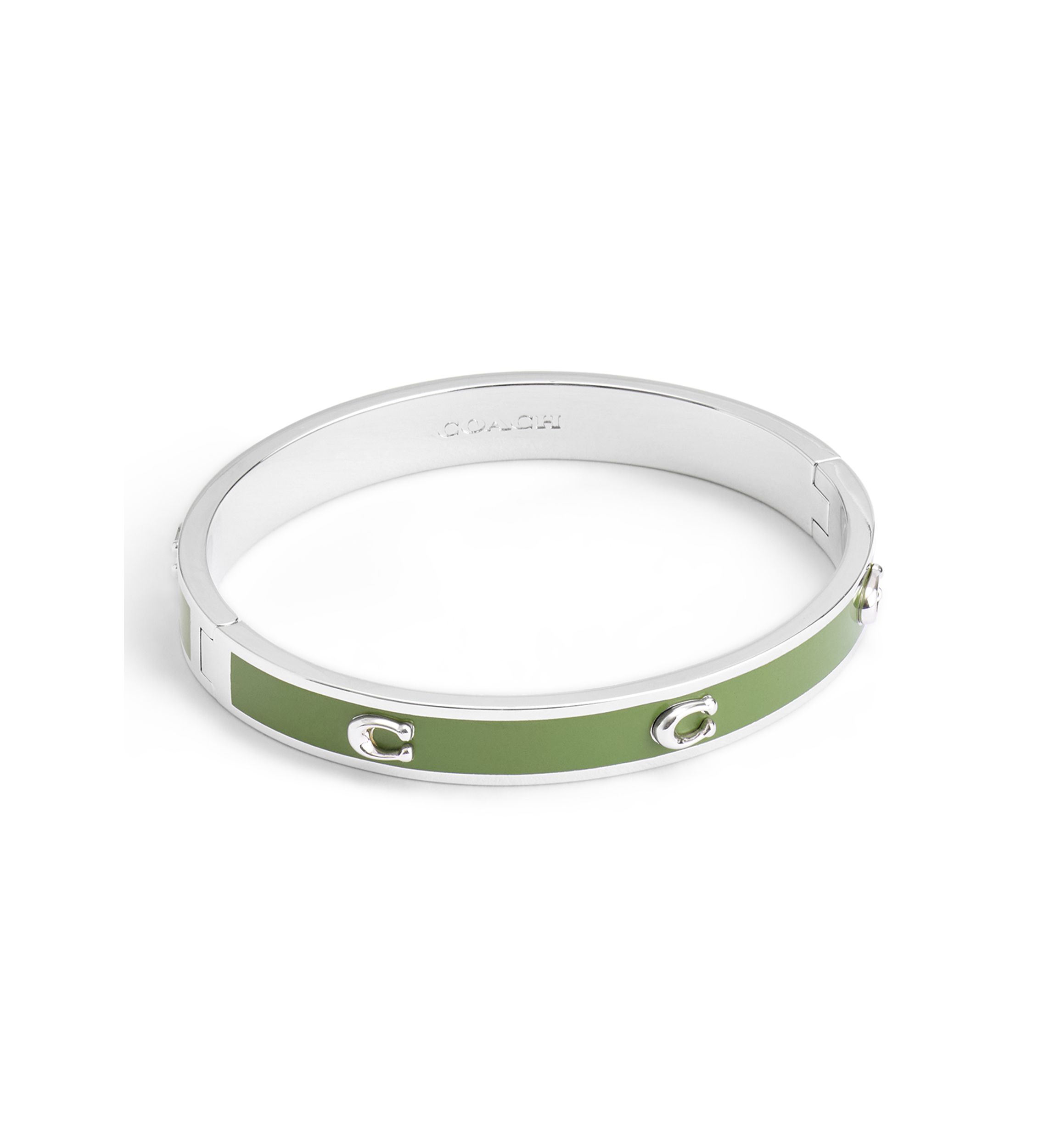 Signature C Enamel Bangle Bracelet
