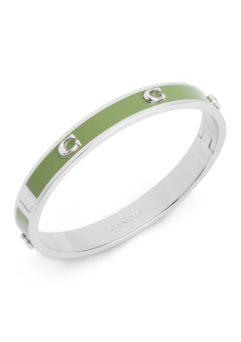 Signature C Enamel Bangle Bracelet