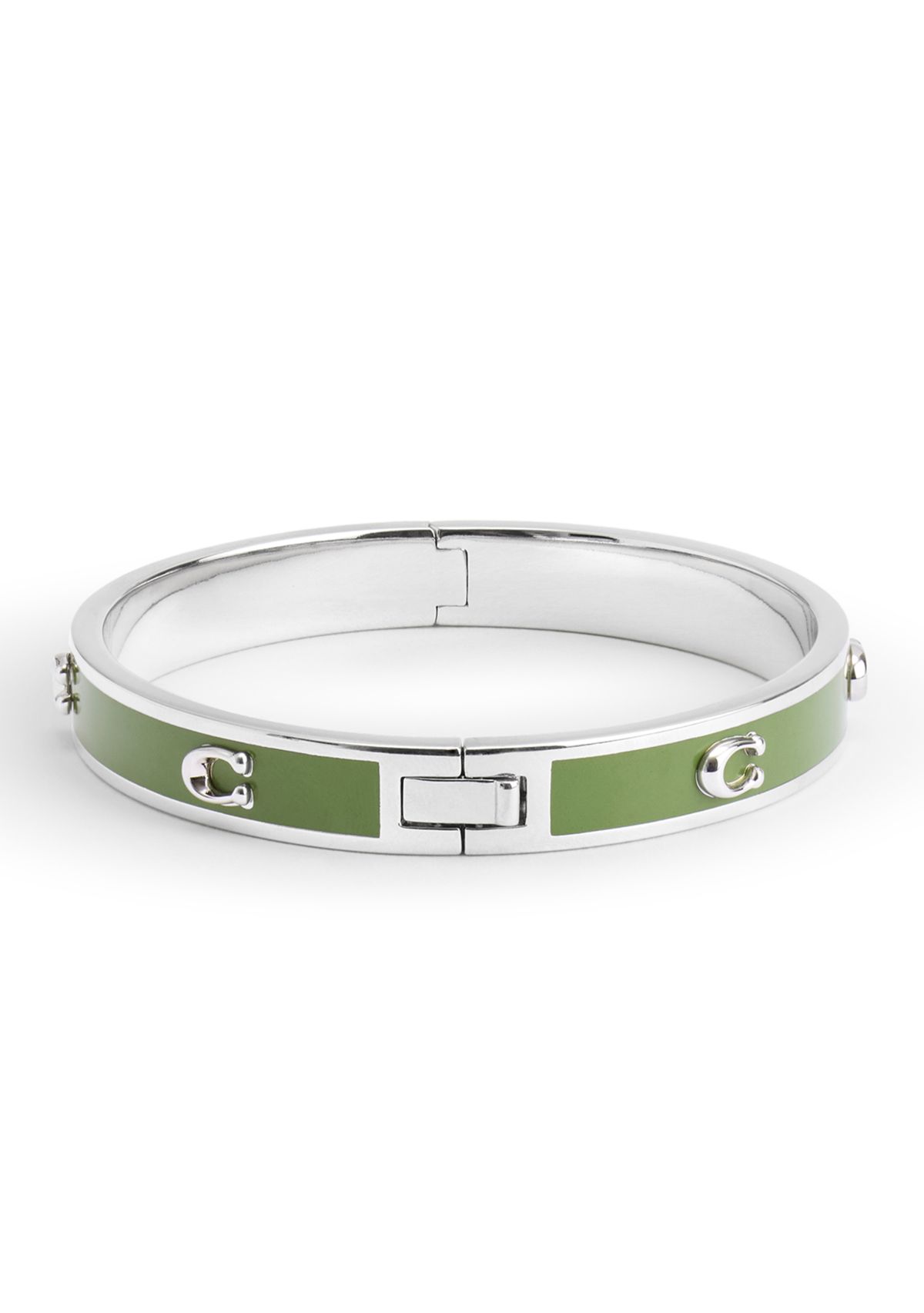 Signature C Enamel Bangle Bracelet