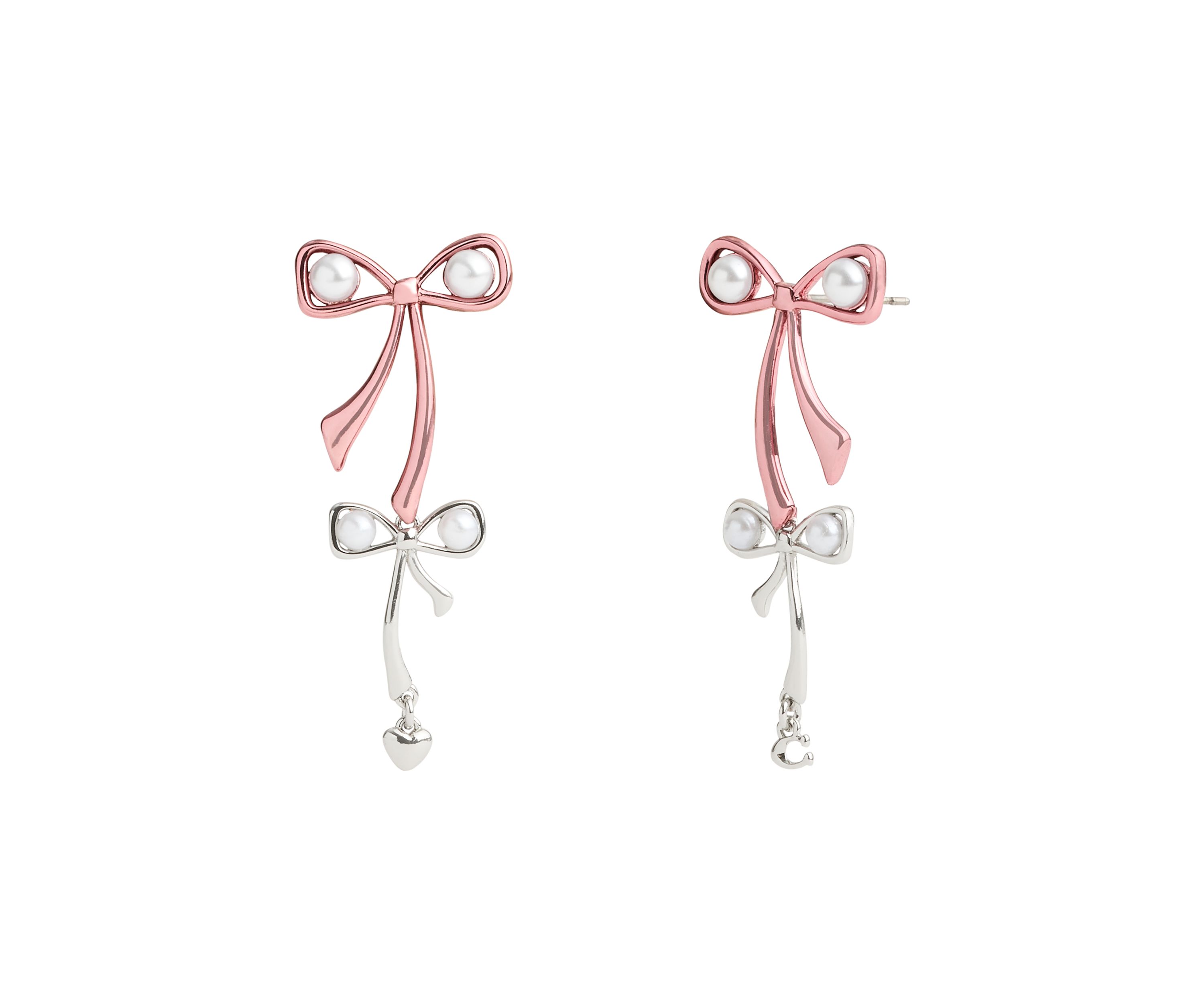 Signature Bowtique Pearl Double Drop Earrings