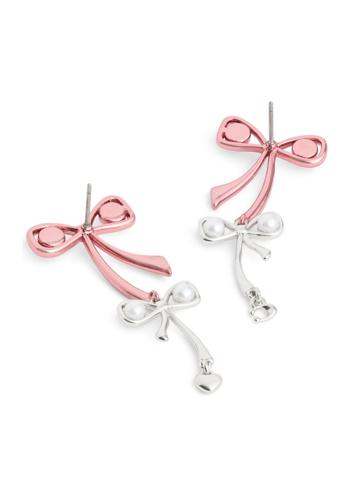 Signature Bowtique Pearl Double Drop Earrings