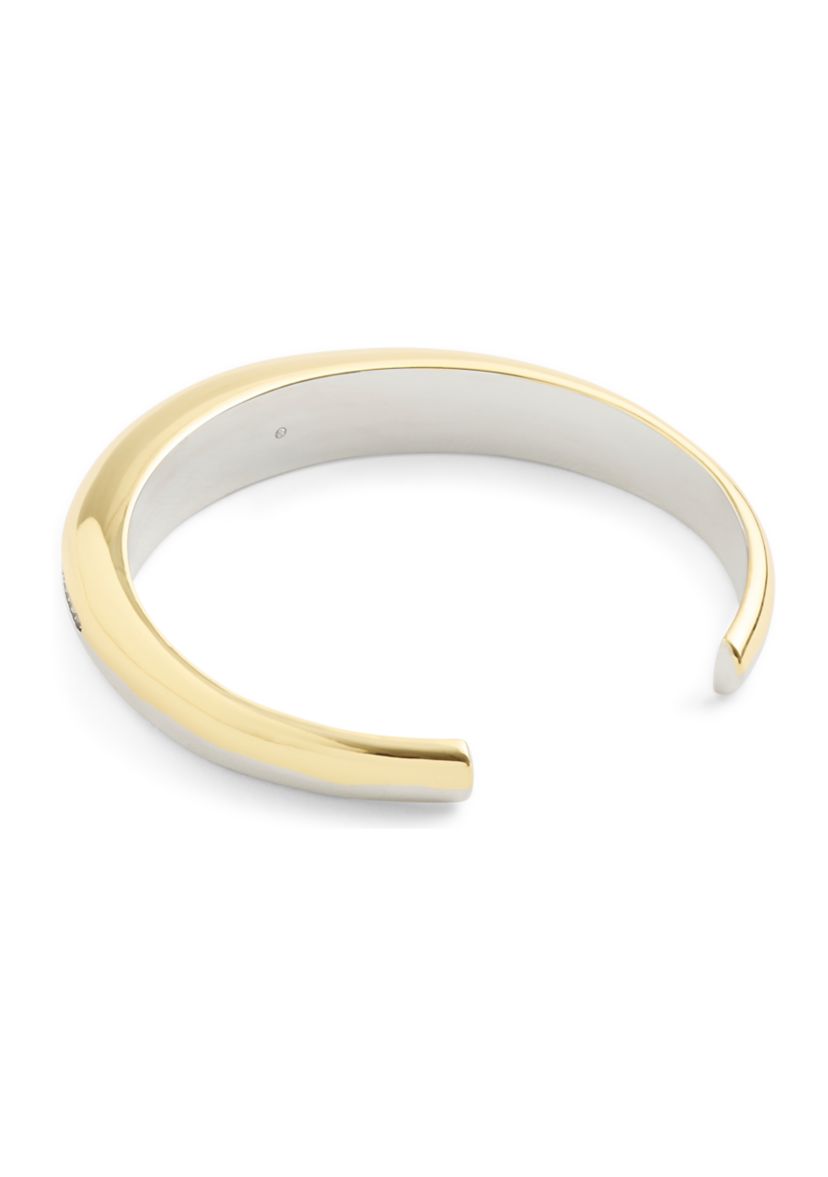 Signature Pavé Tubular Cuff Bracelet