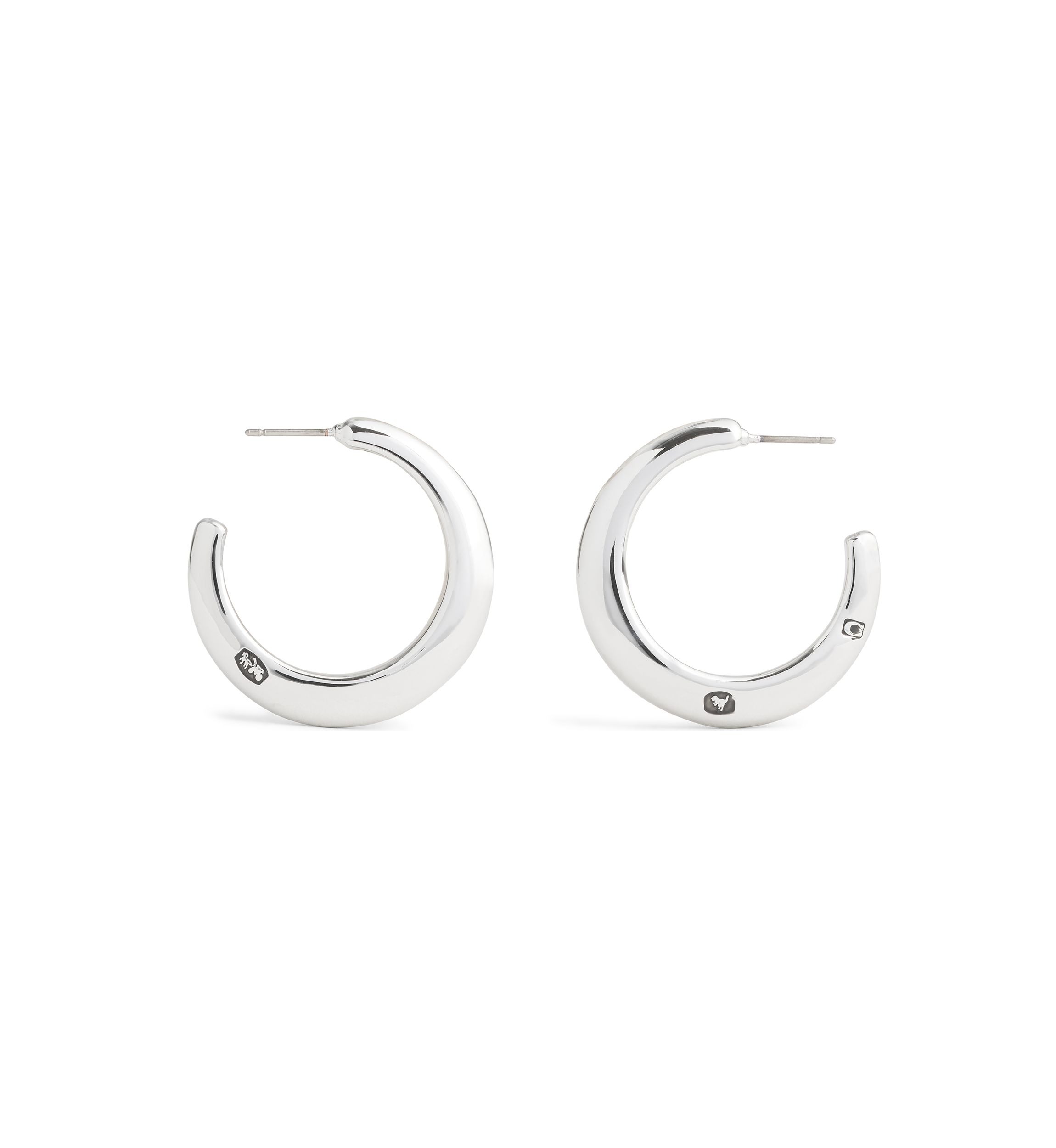 Signature Hallmark Tubular Hoop Earrings
