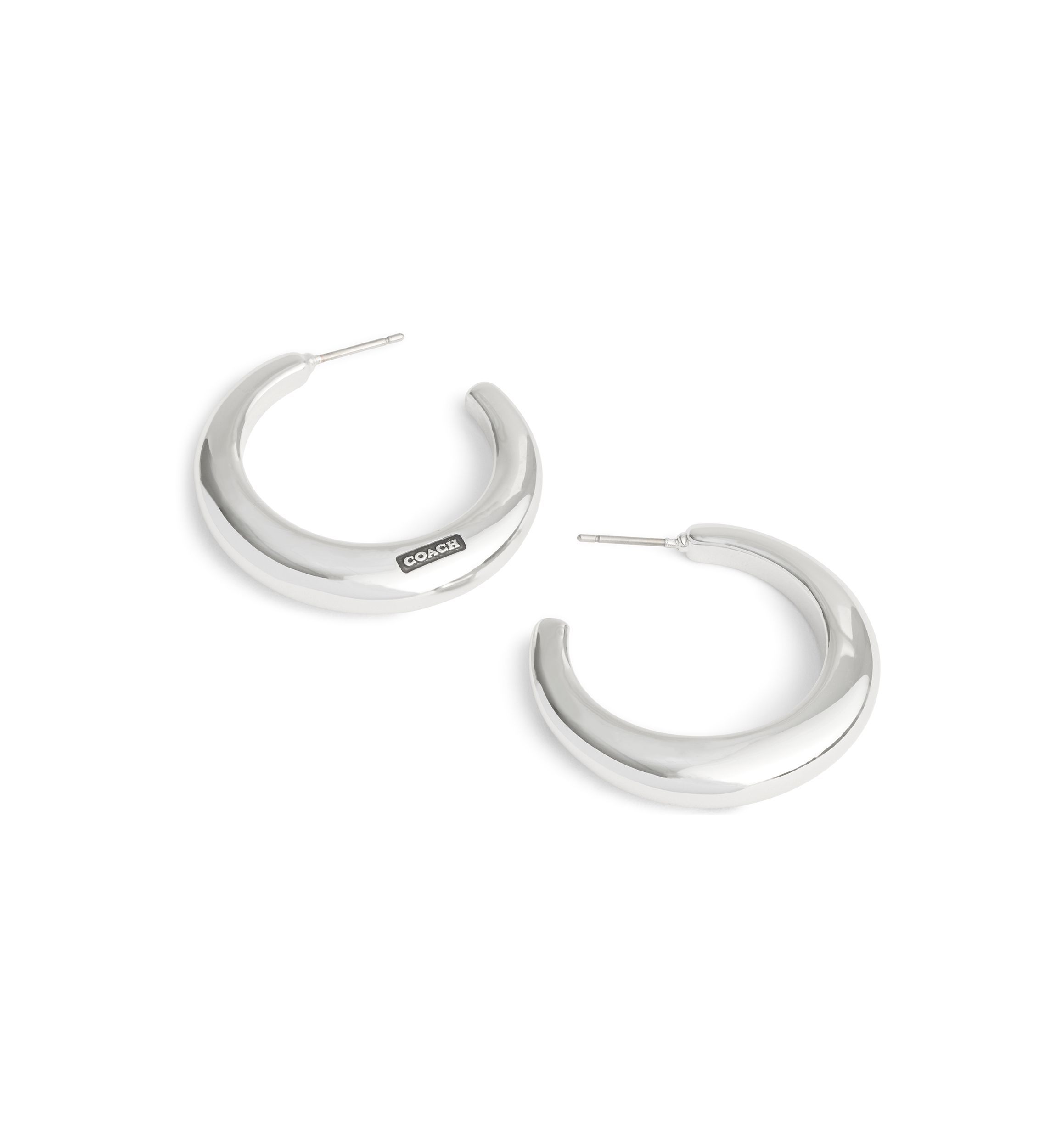 Signature Hallmark Tubular Hoop Earrings