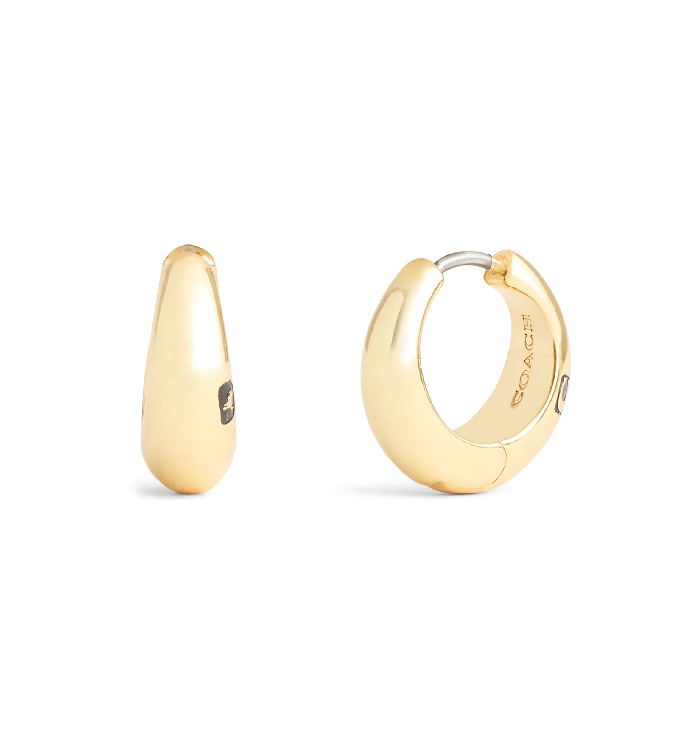 Signature Hallmark Tubular Huggie Earrings
