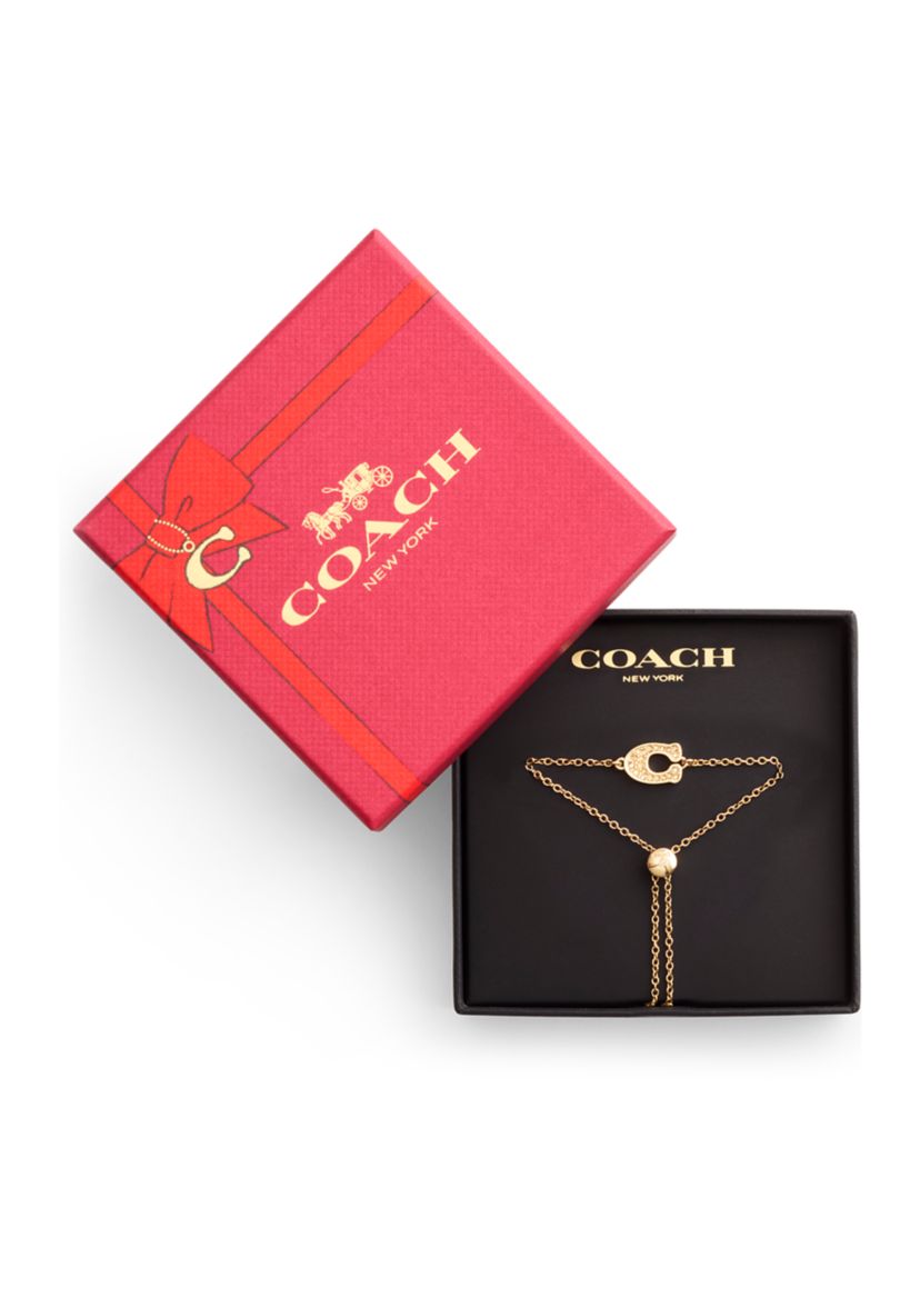 Signature Pavé C Slider Bracelet