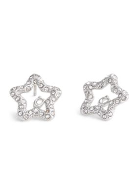 COACH Signature PavÃ© Star Stud Earrings