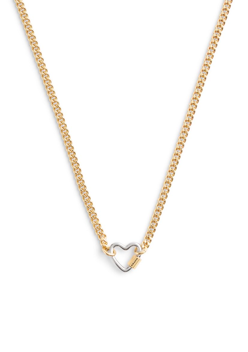 Signature Carabiner Heart Pendant Necklace