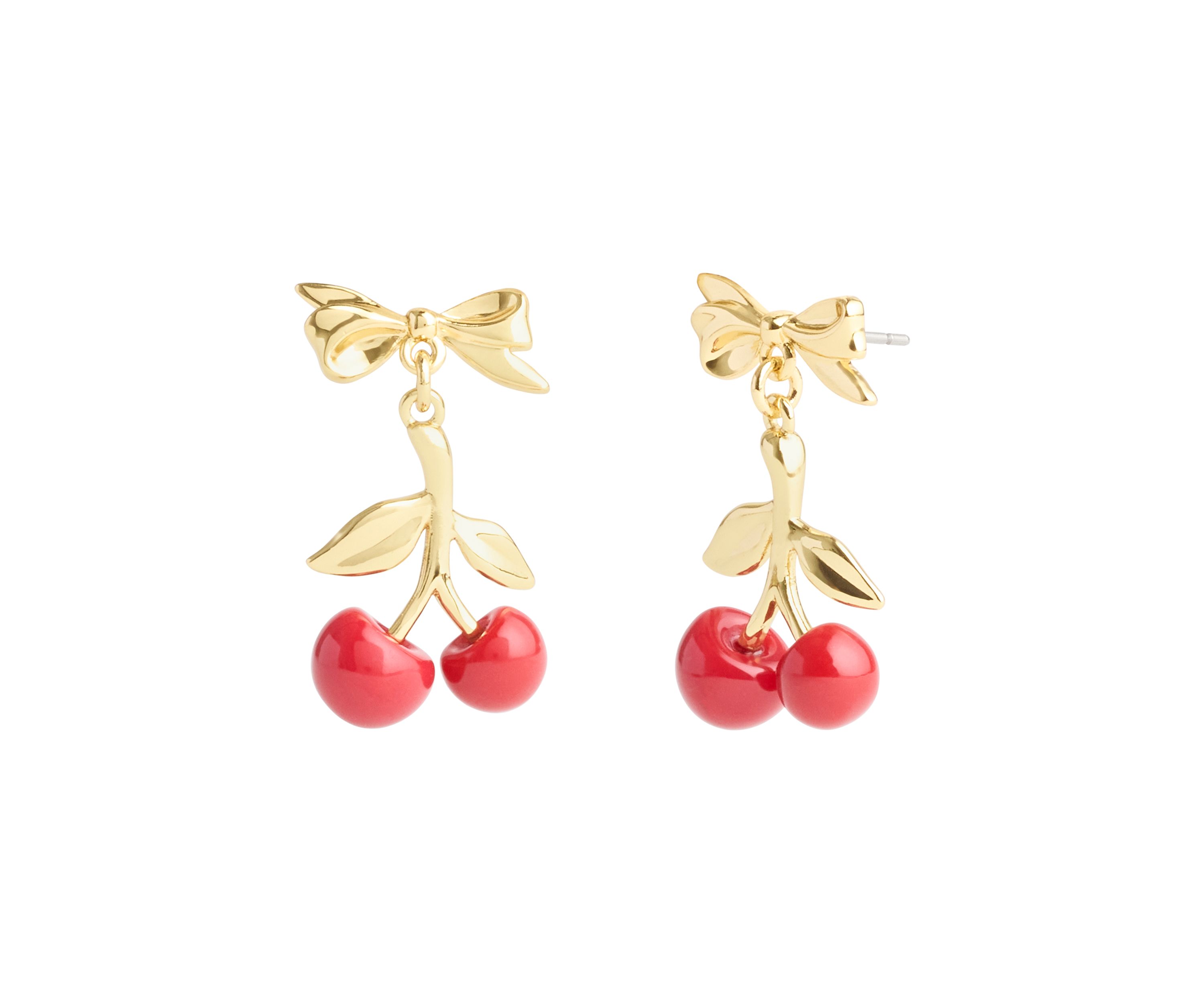 Cherry Cluster Drop Earrings