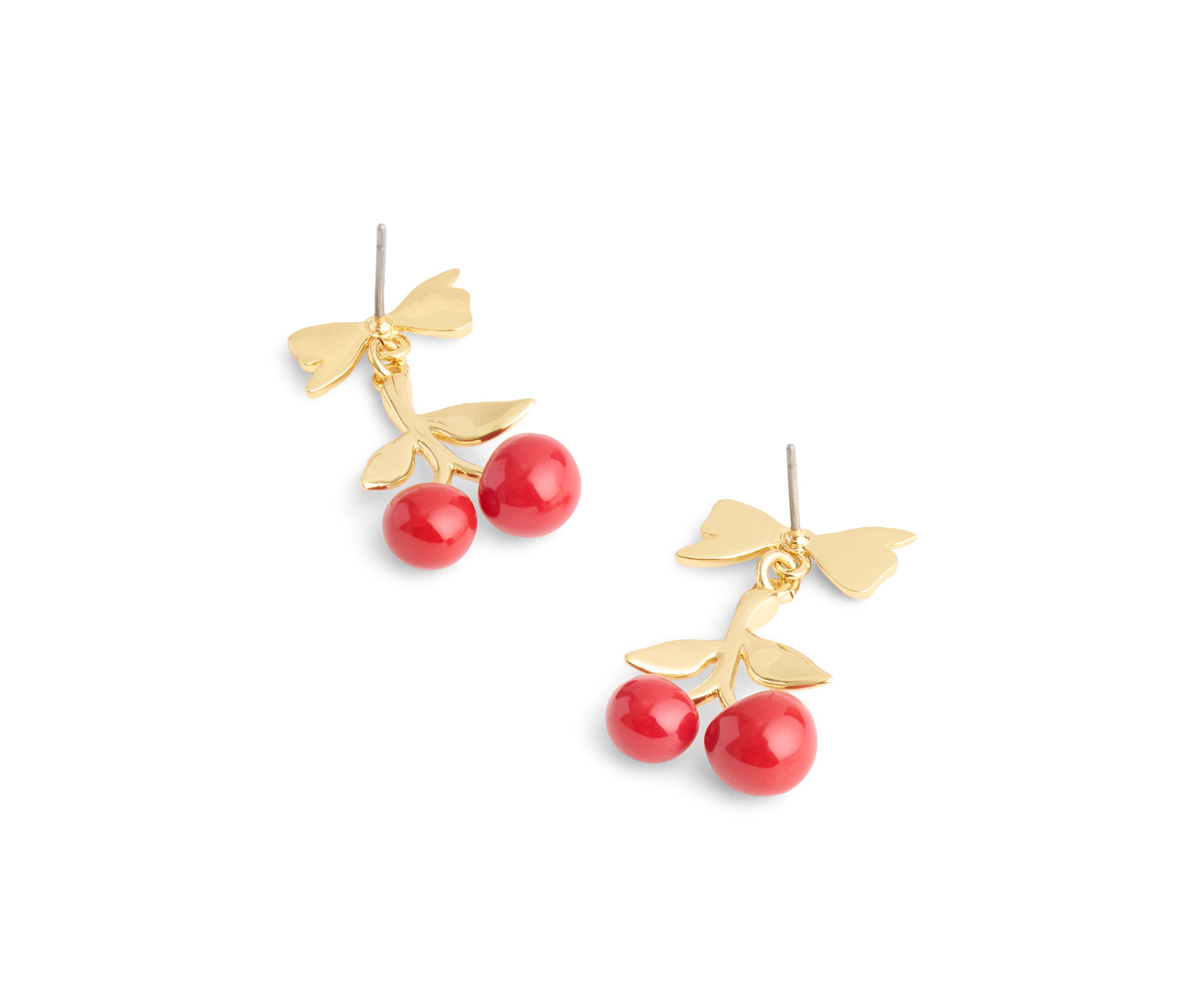 Cherry Cluster Drop Earrings