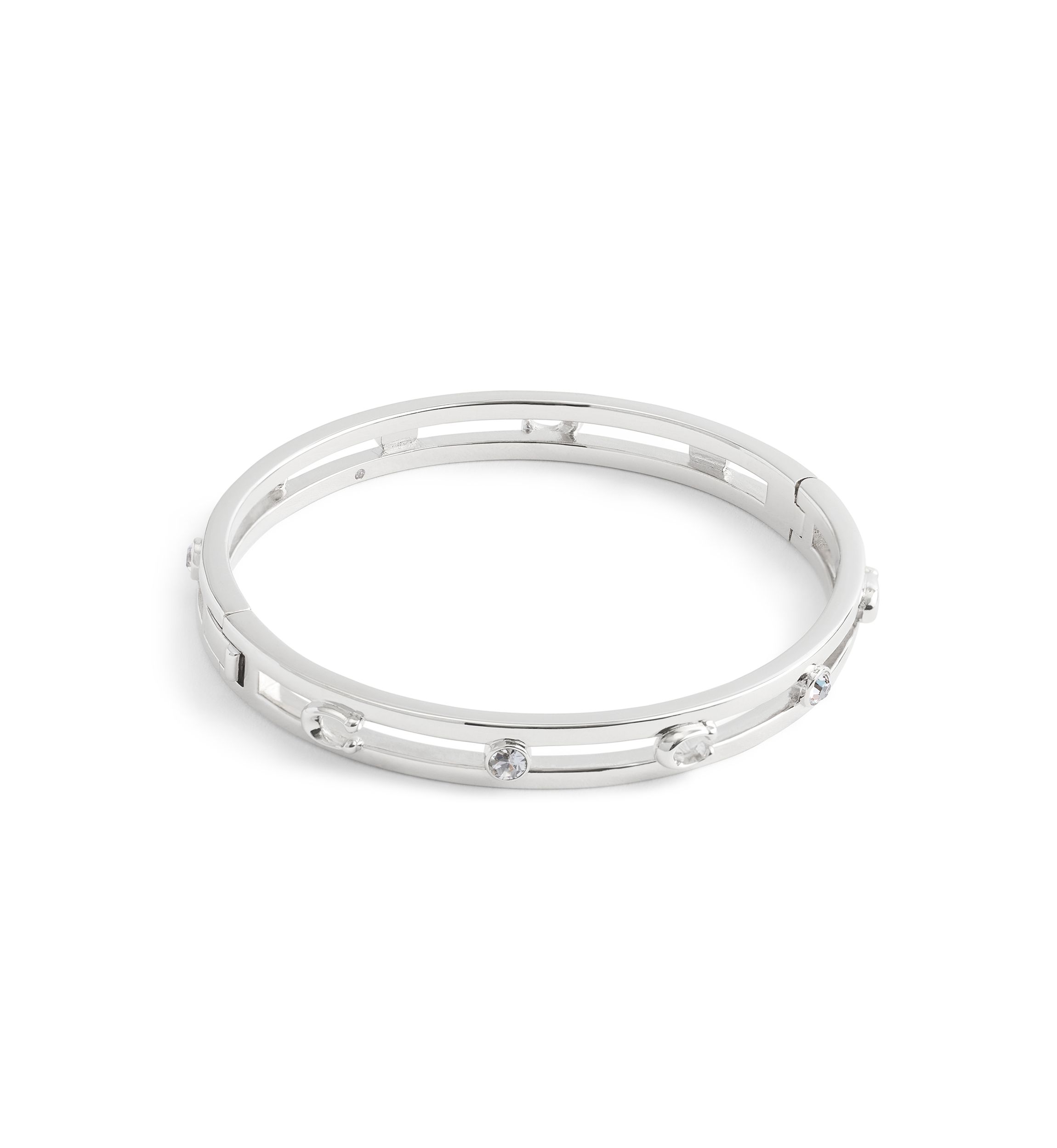 Signature C Open Bangle Bracelet
