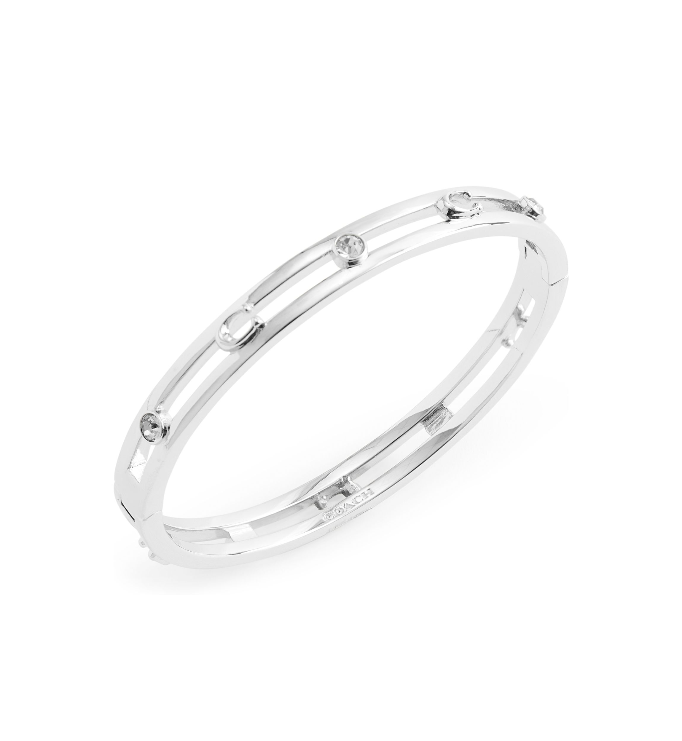 Signature C Open Bangle Bracelet